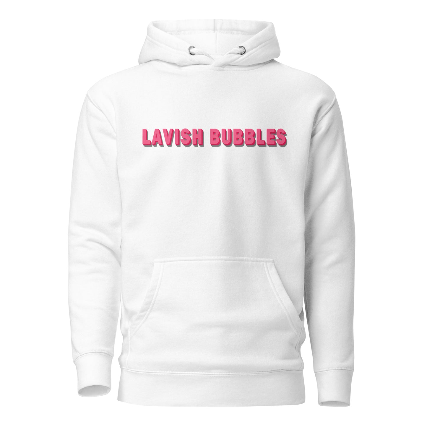 Pink name - Unisex Hoodie - Lavish Bubbles - LAVISH BUBBLES