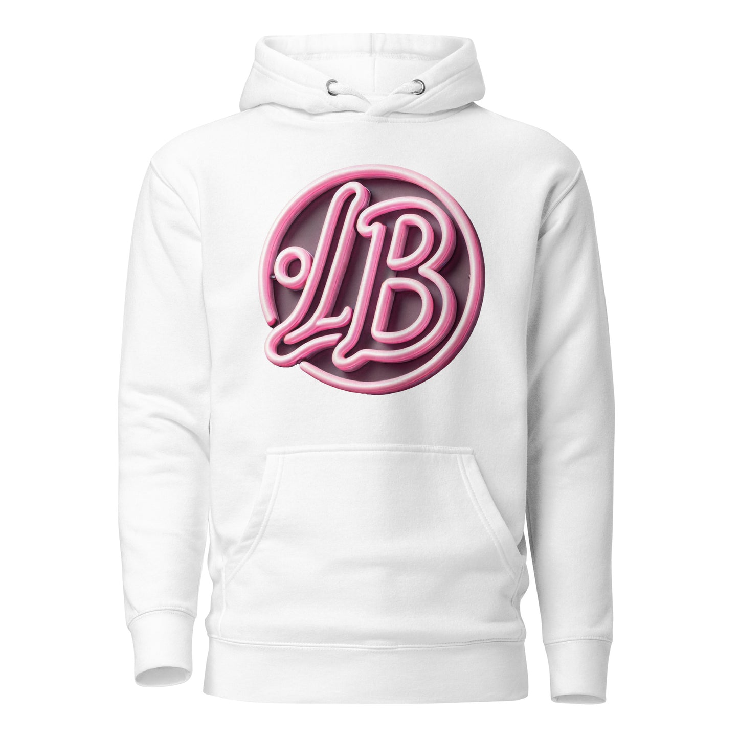 Neon rose - Unisex Hoodie - Lavish Bubbles - LAVISH BUBBLES