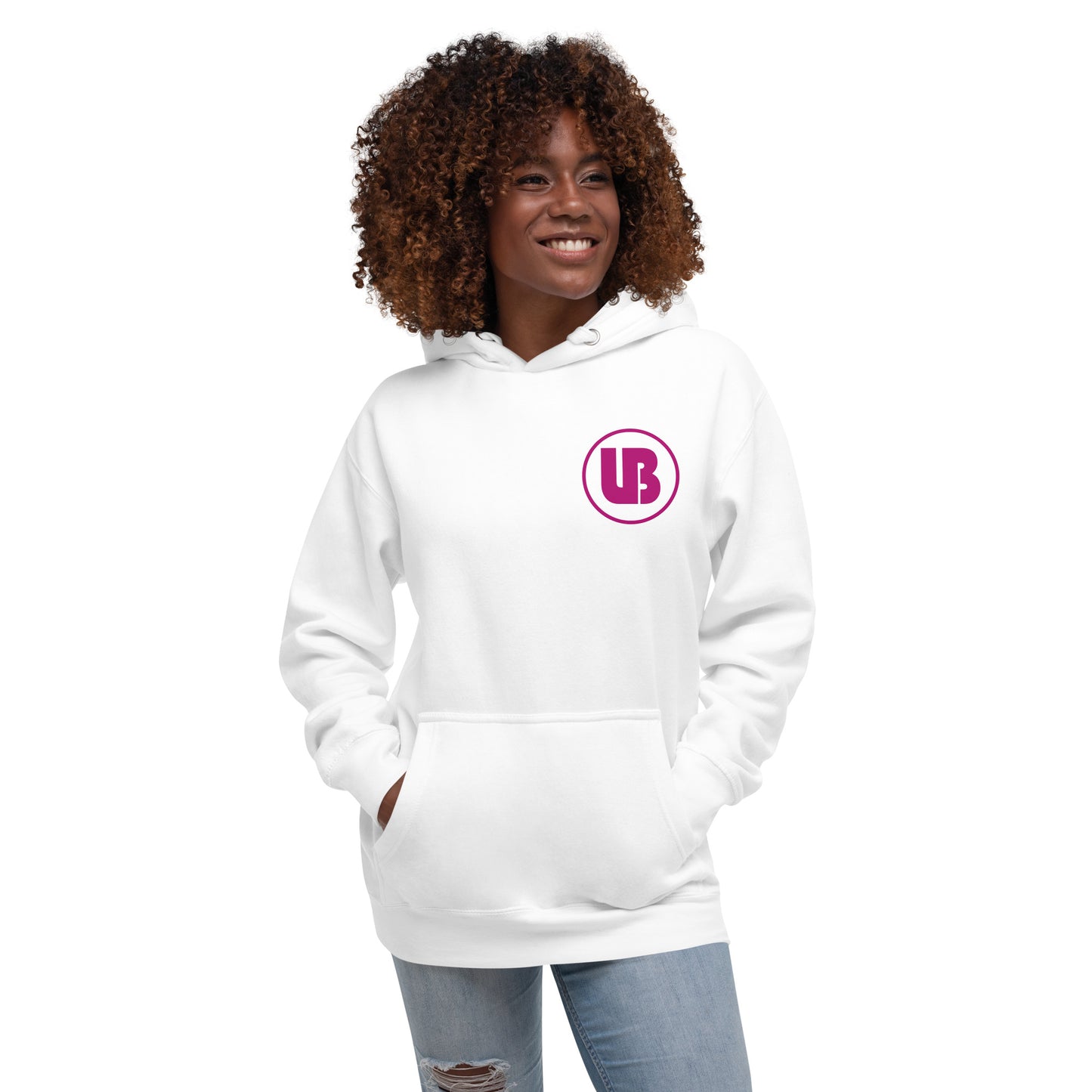 Classic logo (berry) - Sweatshirt à capuche unisex