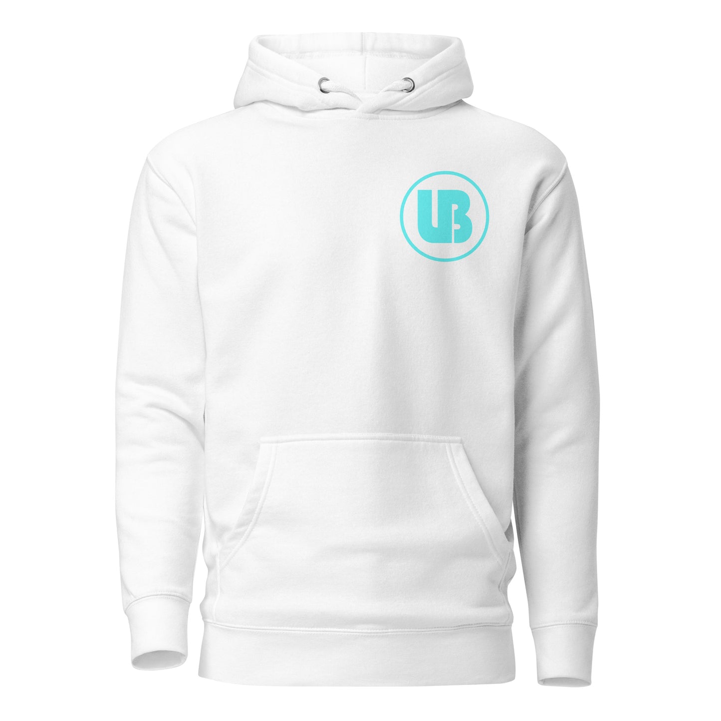 Classic logo (aqua) - Sweatshirt à capuche unisex