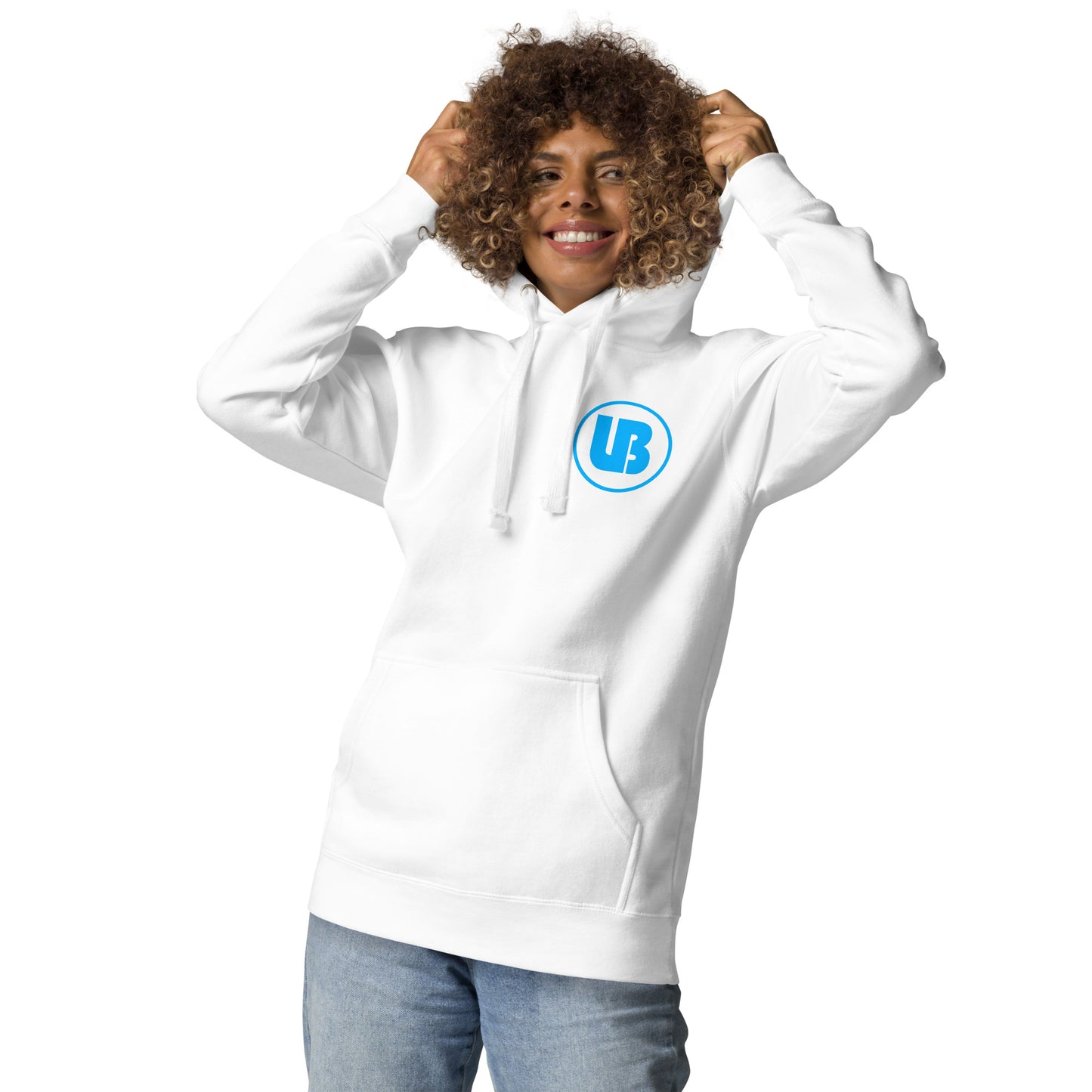 Classic logo (blue) - Sweatshirt à capuche unisex