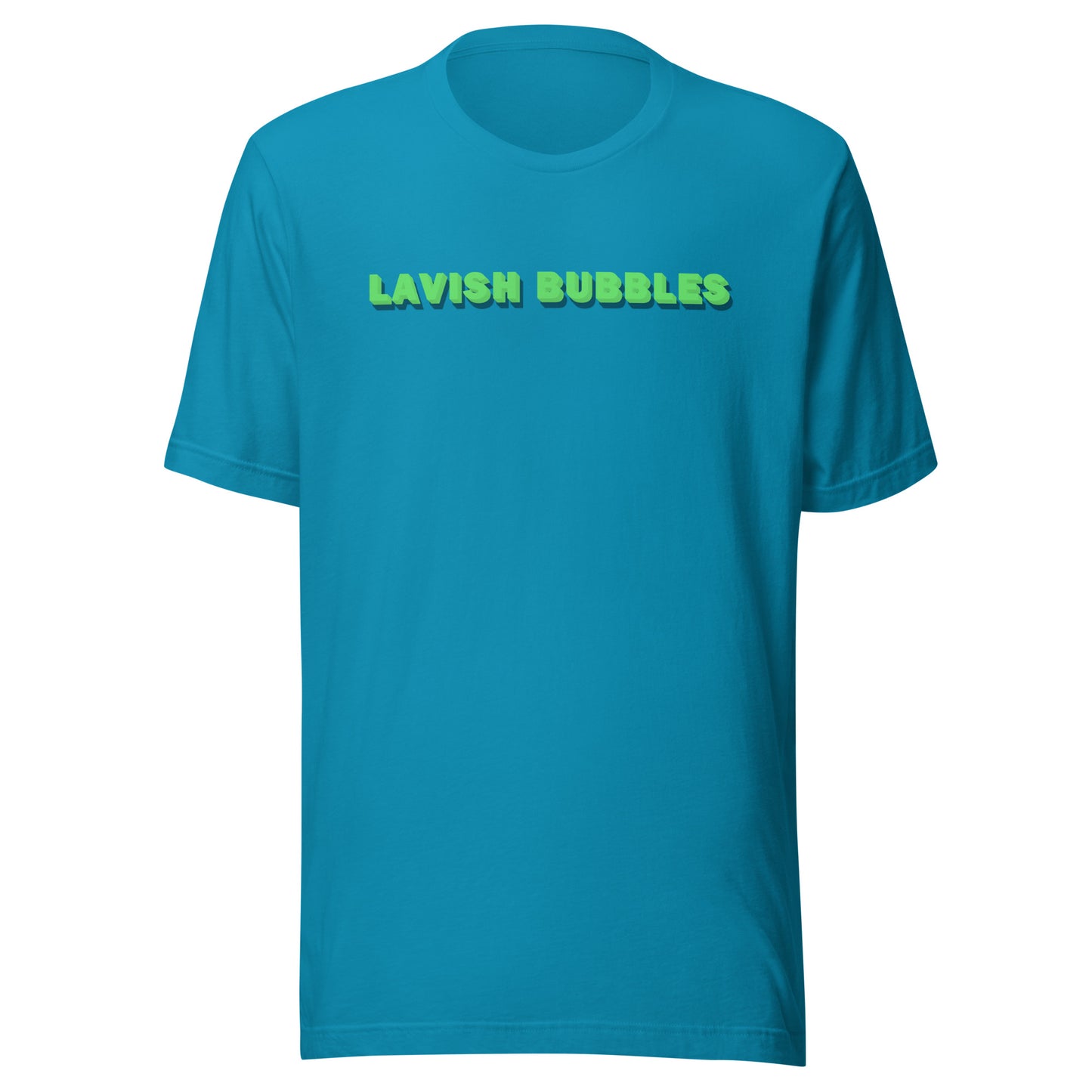 Green name - Unisex t-shirt - Lavish Bubbles - LAVISH BUBBLES