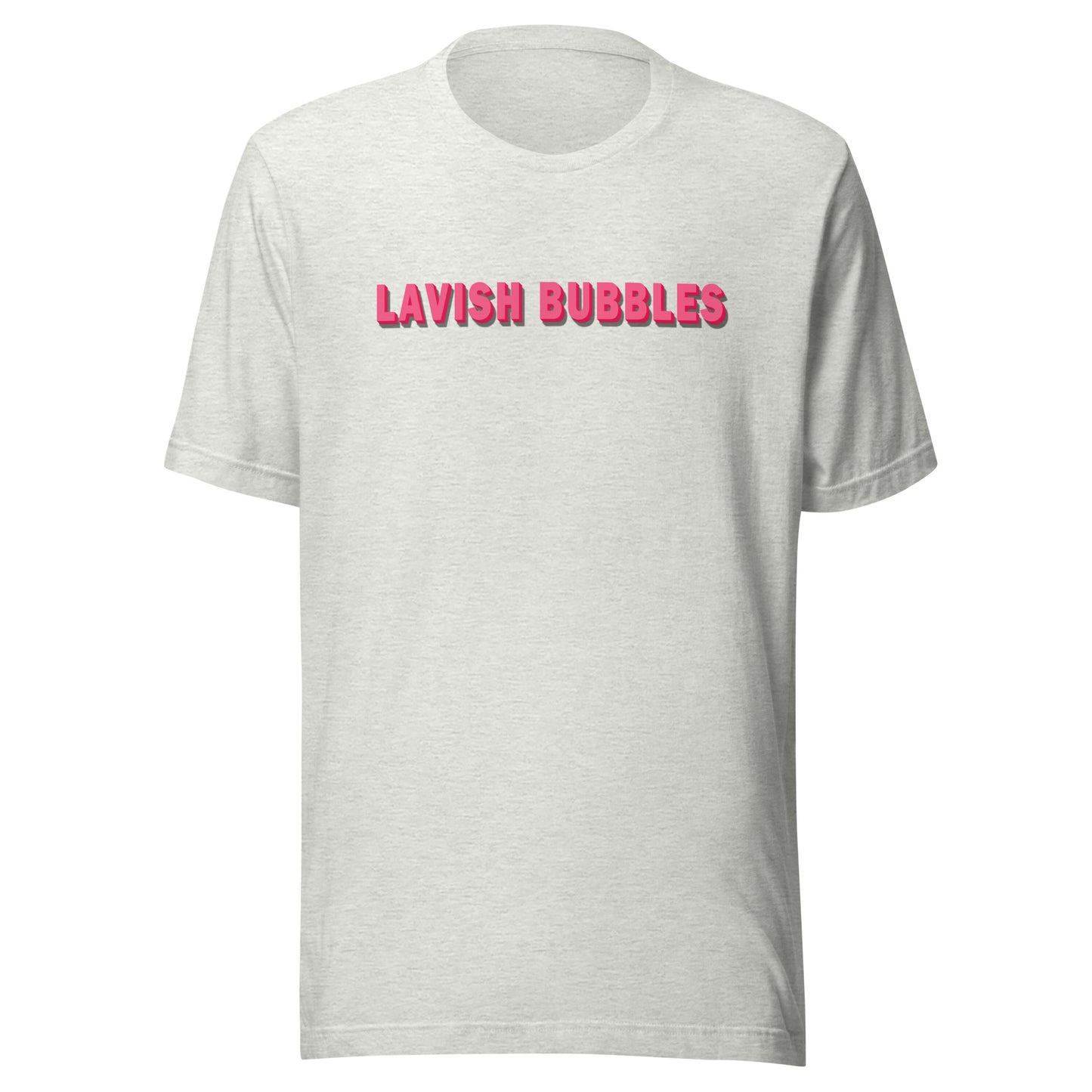 Pink name - Unisex t-shirt - Lavish bubbles - LAVISH BUBBLES