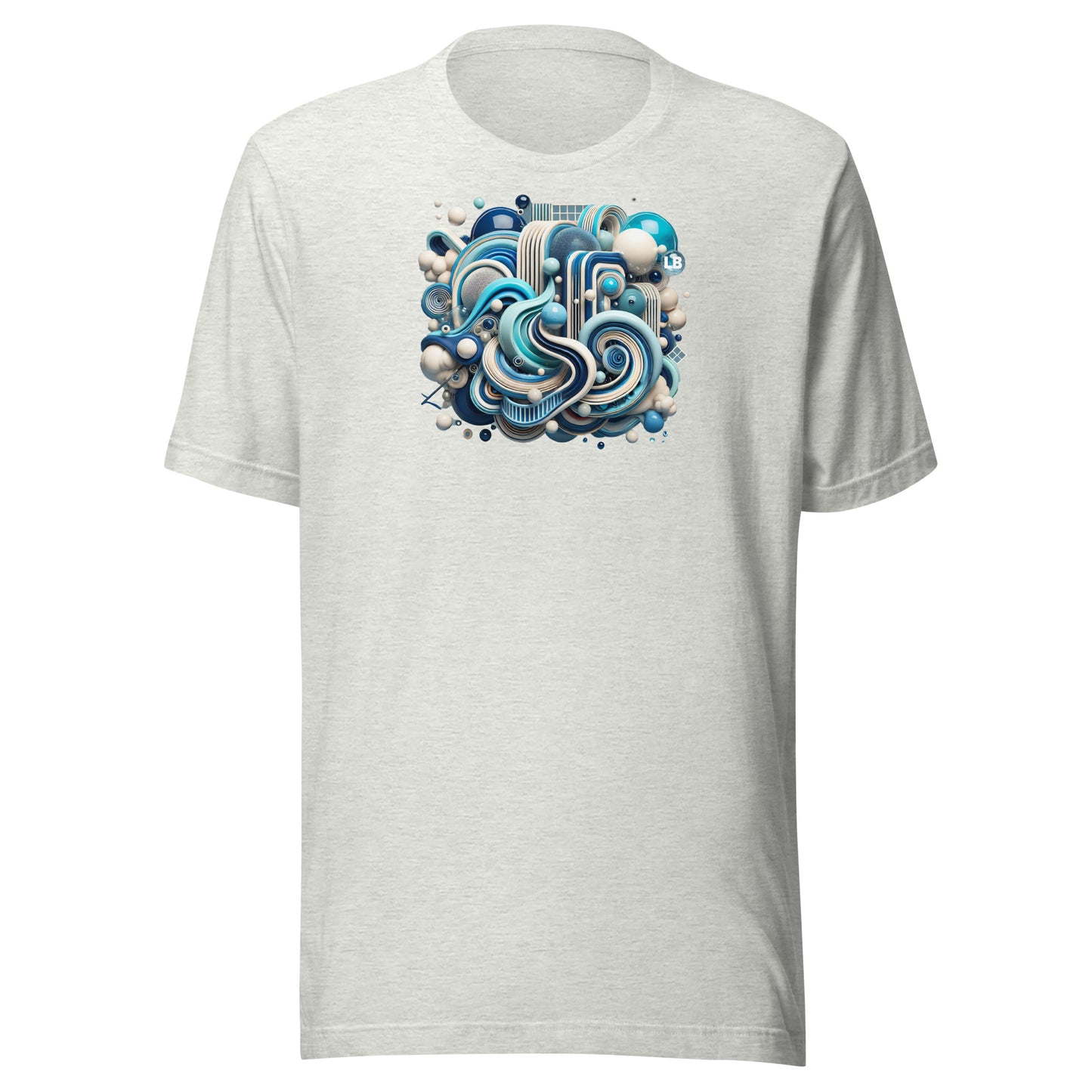 Blue arabesque - Unisex t-shirt - Lavish Bubbles - LAVISH BUBBLES