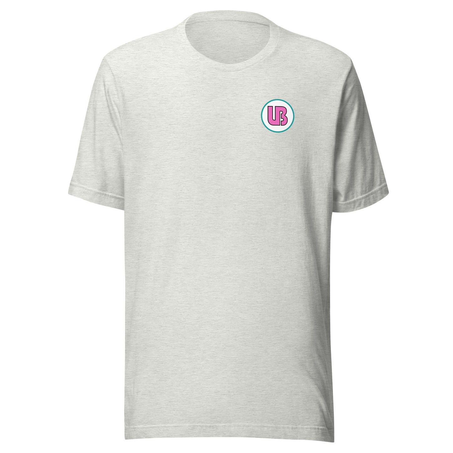 Classic logo aqua/white/pink - Unisex t-shirt - Lavish Bubbles - LAVISH BUBBLES