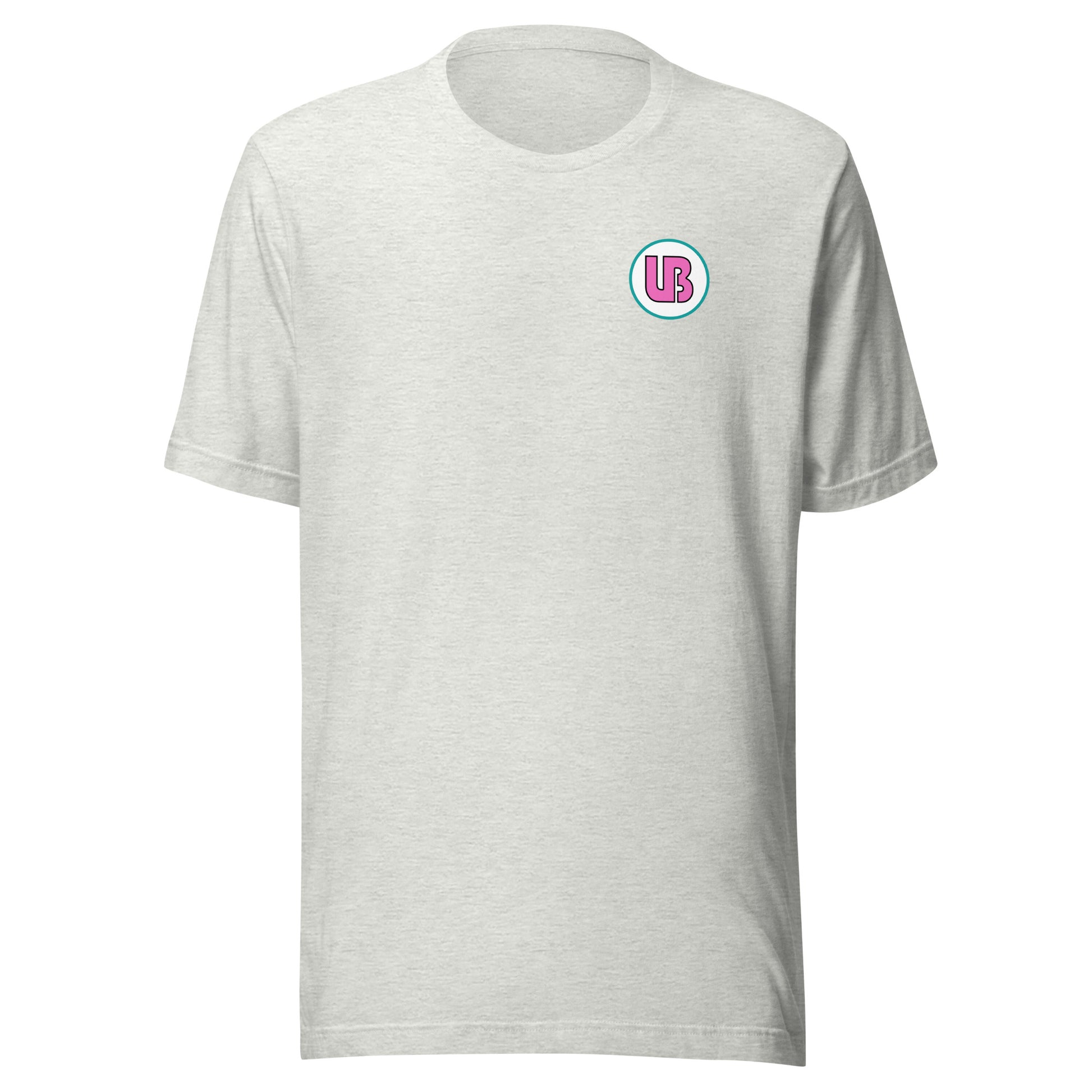 Classic logo aqua/white/pink - Unisex t-shirt - Lavish Bubbles - LAVISH BUBBLES