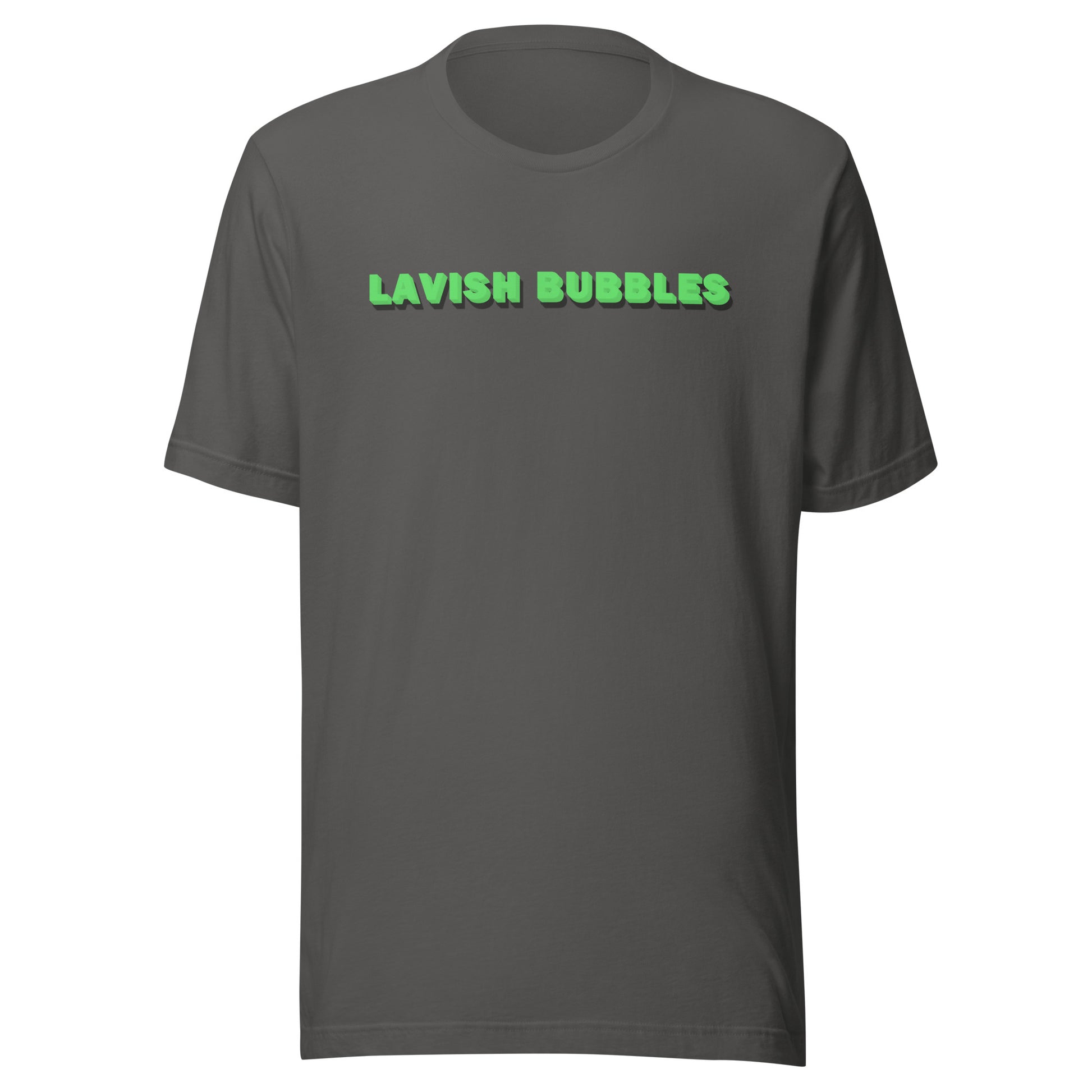 Green name - Unisex t-shirt - Lavish Bubbles - LAVISH BUBBLES