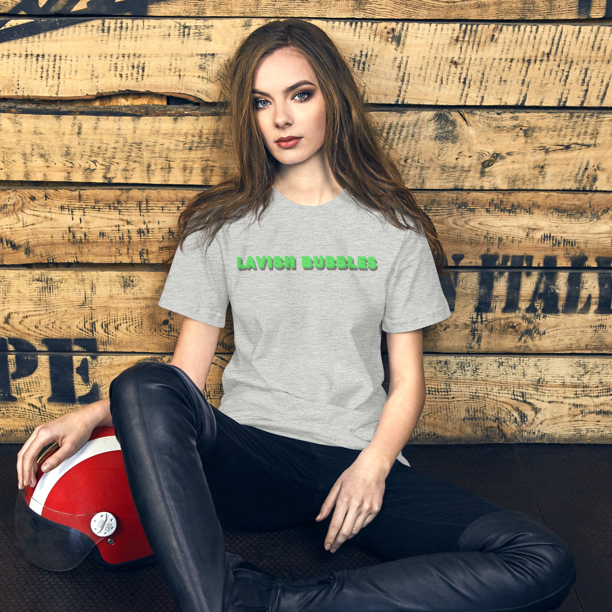 Green name - Unisex t-shirt - Lavish Bubbles - LAVISH BUBBLES