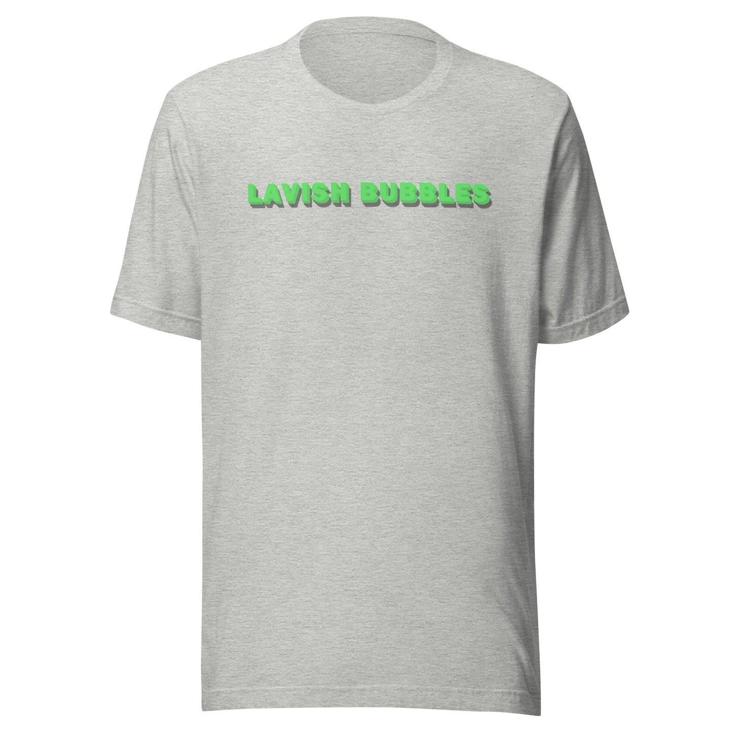 Green name - Unisex t-shirt - Lavish Bubbles - LAVISH BUBBLES