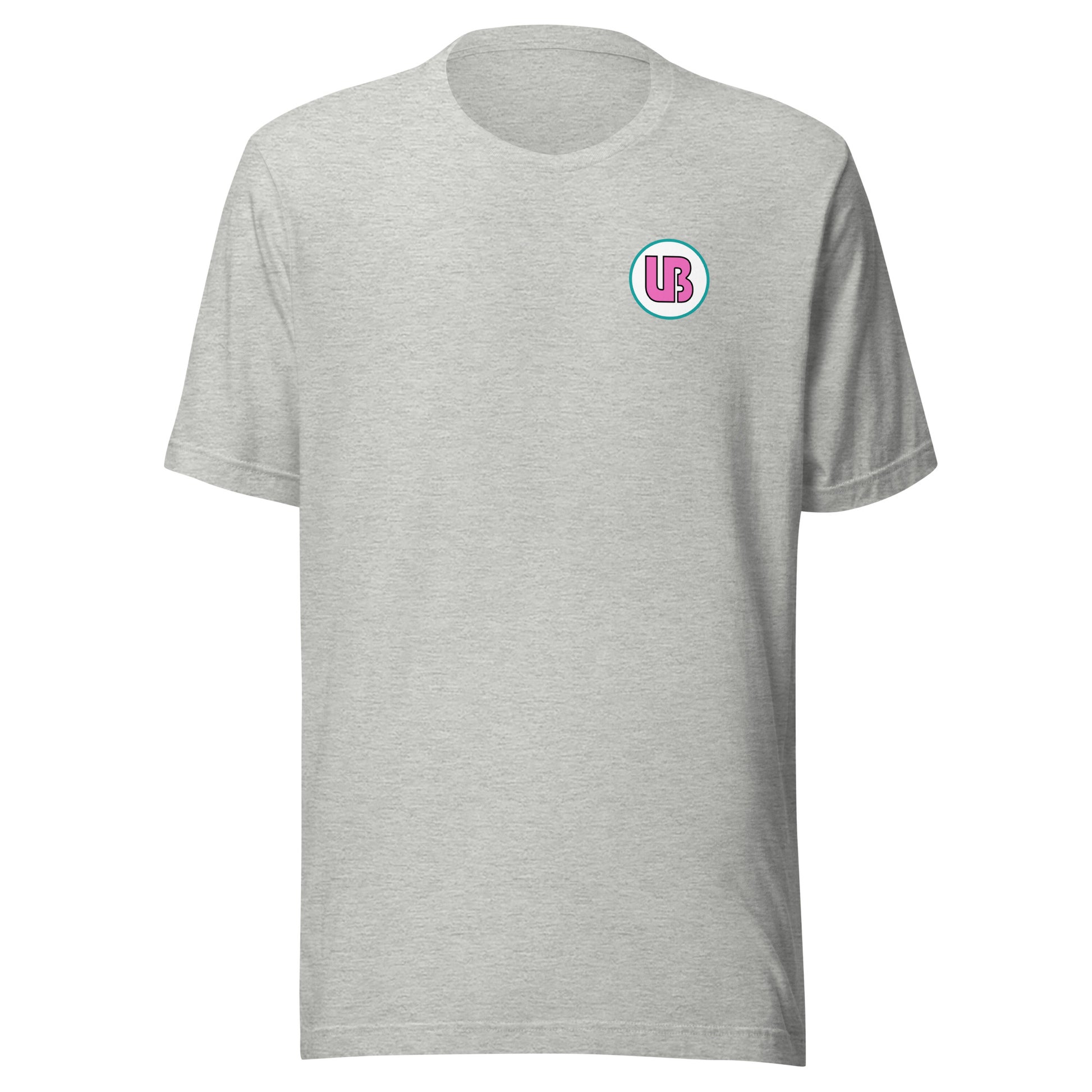 Classic logo aqua/white/pink - Unisex t-shirt - Lavish Bubbles - LAVISH BUBBLES