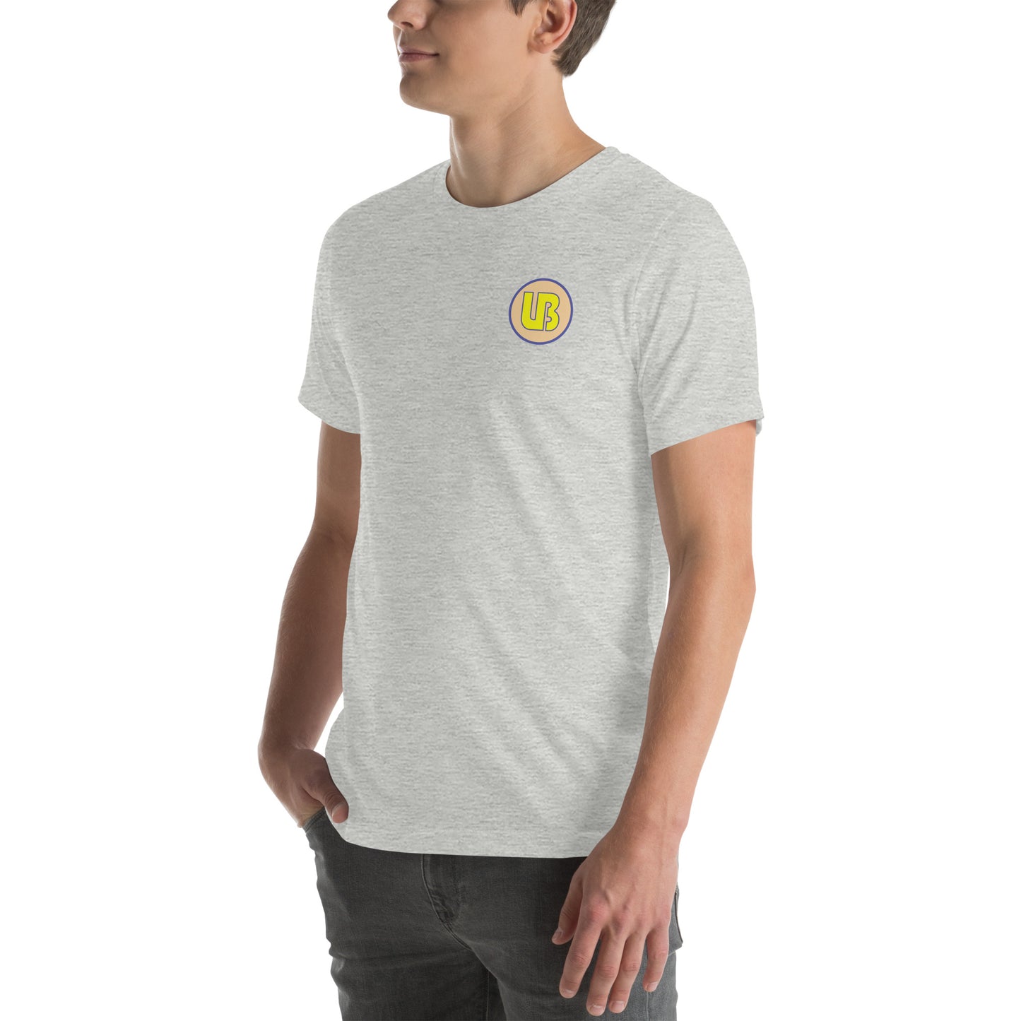 Classic logo blue/beige/yellow - Unisex t-shirt - Lavish bubbles - LAVISH BUBBLES