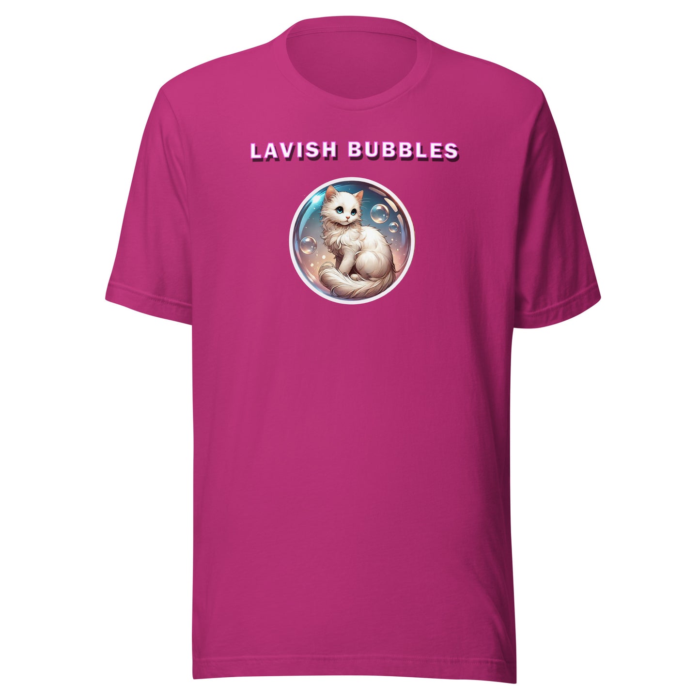 Fancy Kitty - Unisex t-shirt - Lavish Bubbles - LAVISH BUBBLES