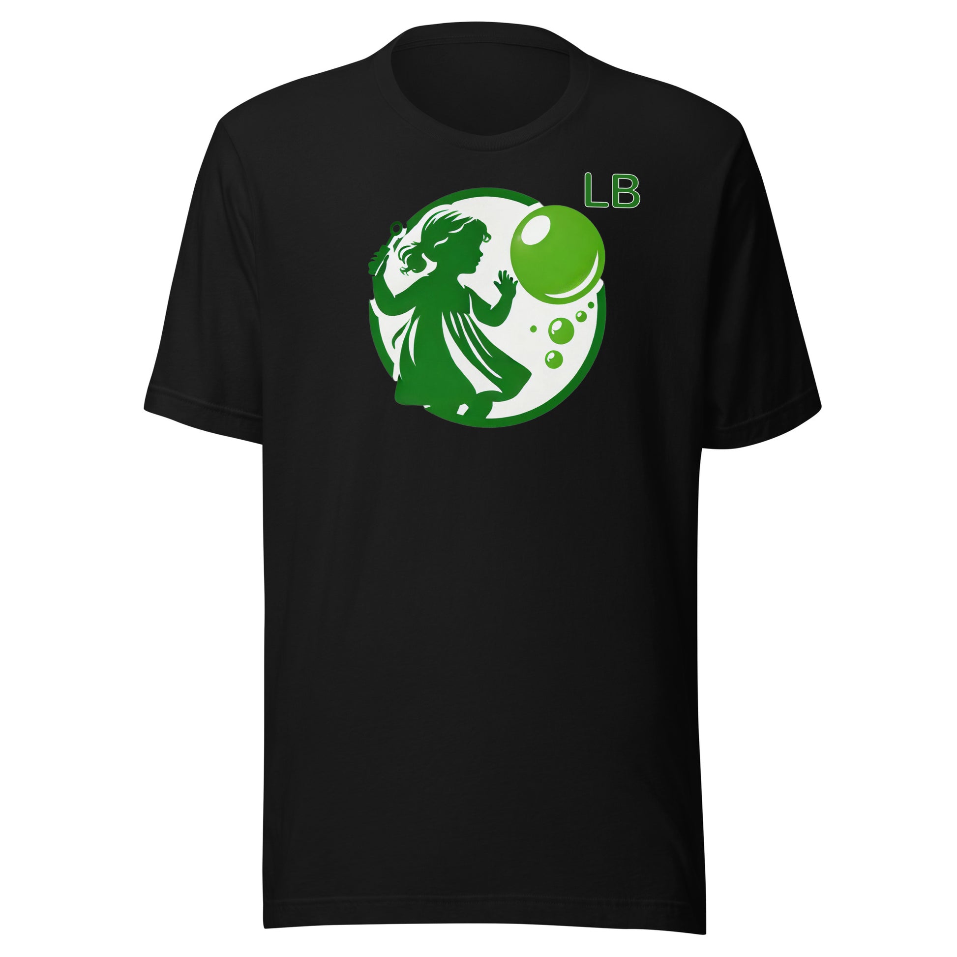 Green Girl - Unisex t-shirt - Lavish Bubbles - LAVISH BUBBLES