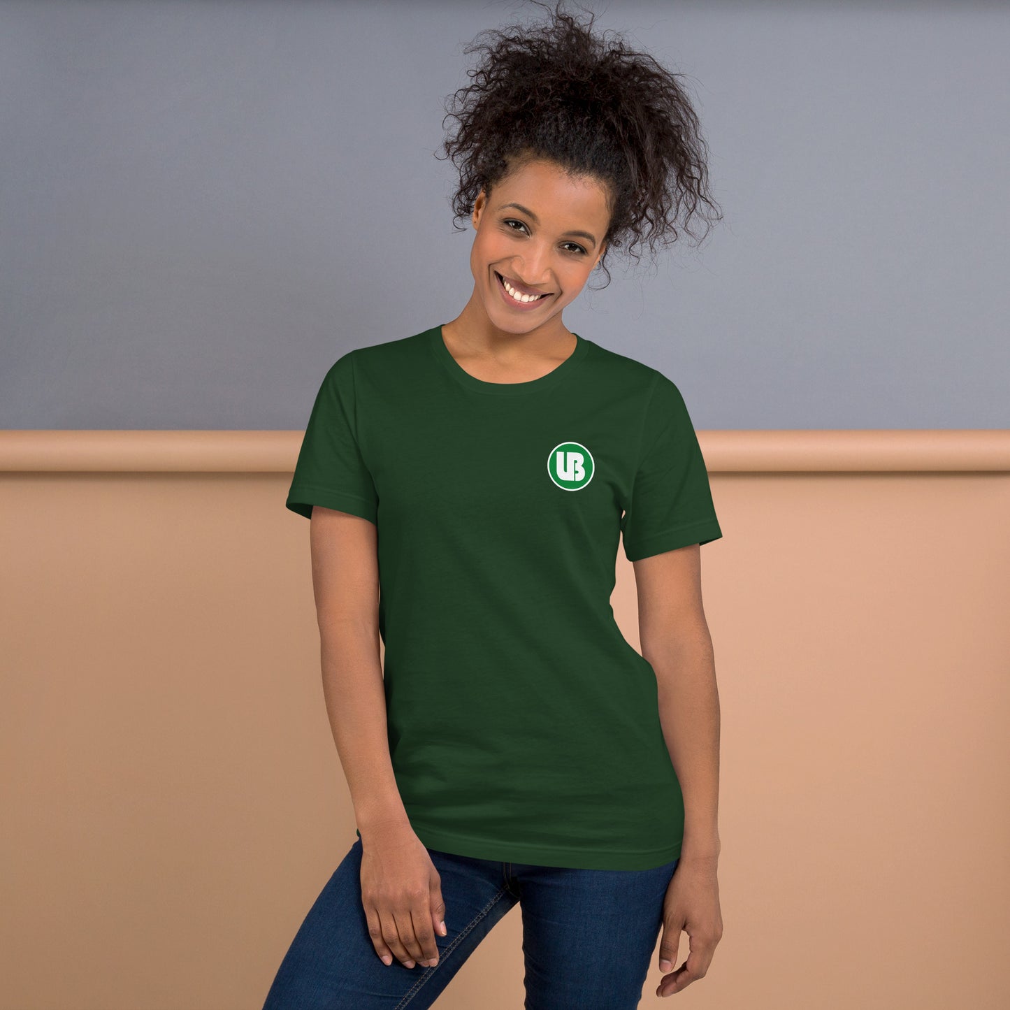 Classic logo white/green /white - T-shirt Unisex