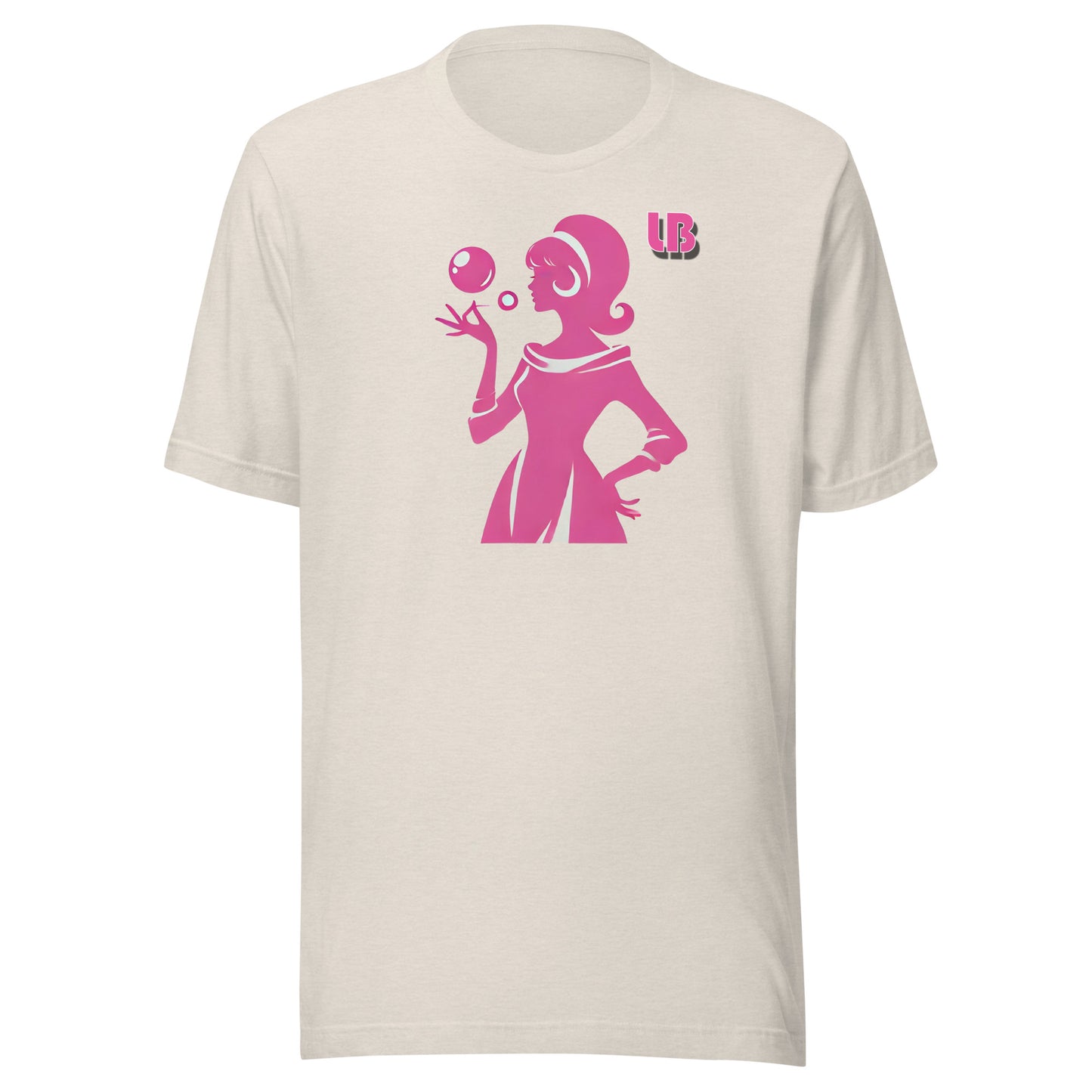 Pink 60s - Unisex t-shirt - Lavish Bubbles - LAVISH BUBBLES