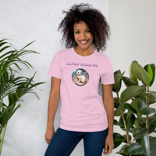 Fancy Kitty - Unisex t-shirt - Lavish Bubbles - LAVISH BUBBLES