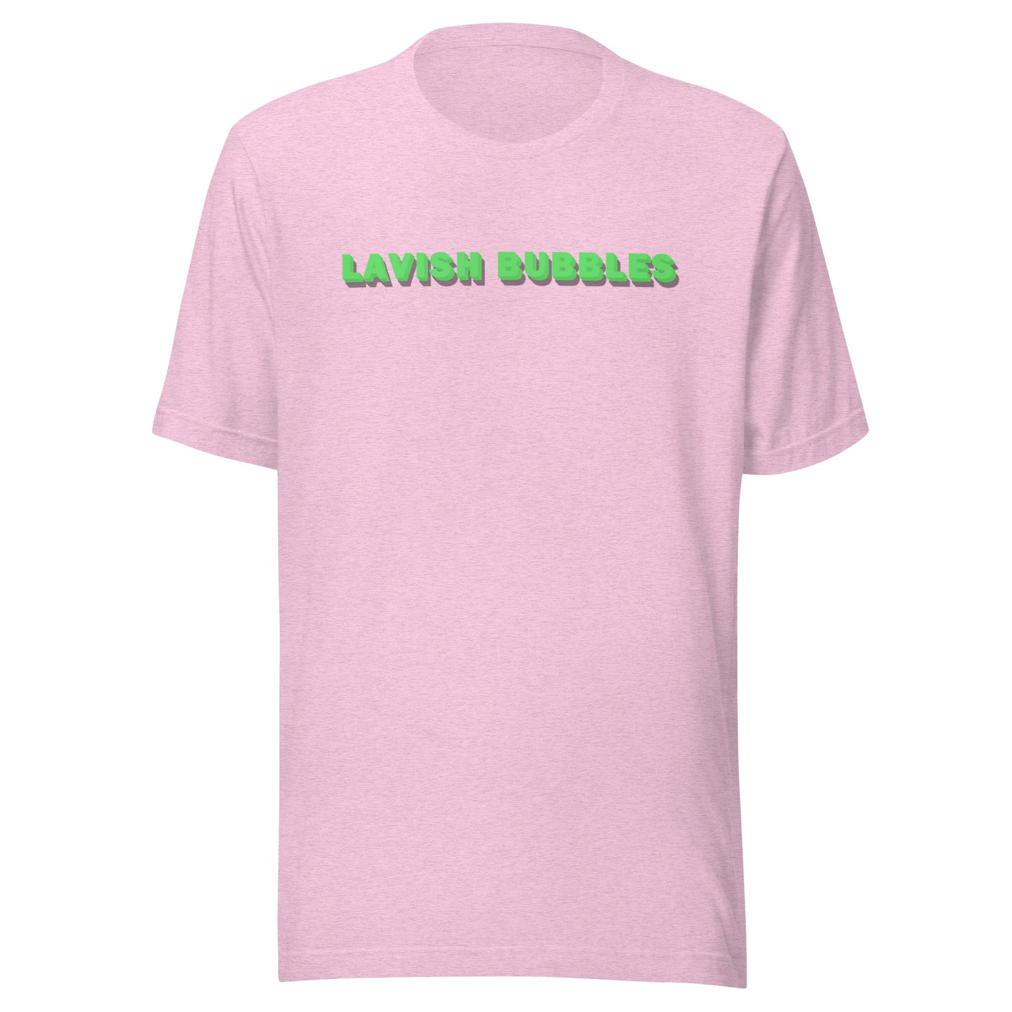 Green name - Unisex t-shirt - Lavish Bubbles - LAVISH BUBBLES