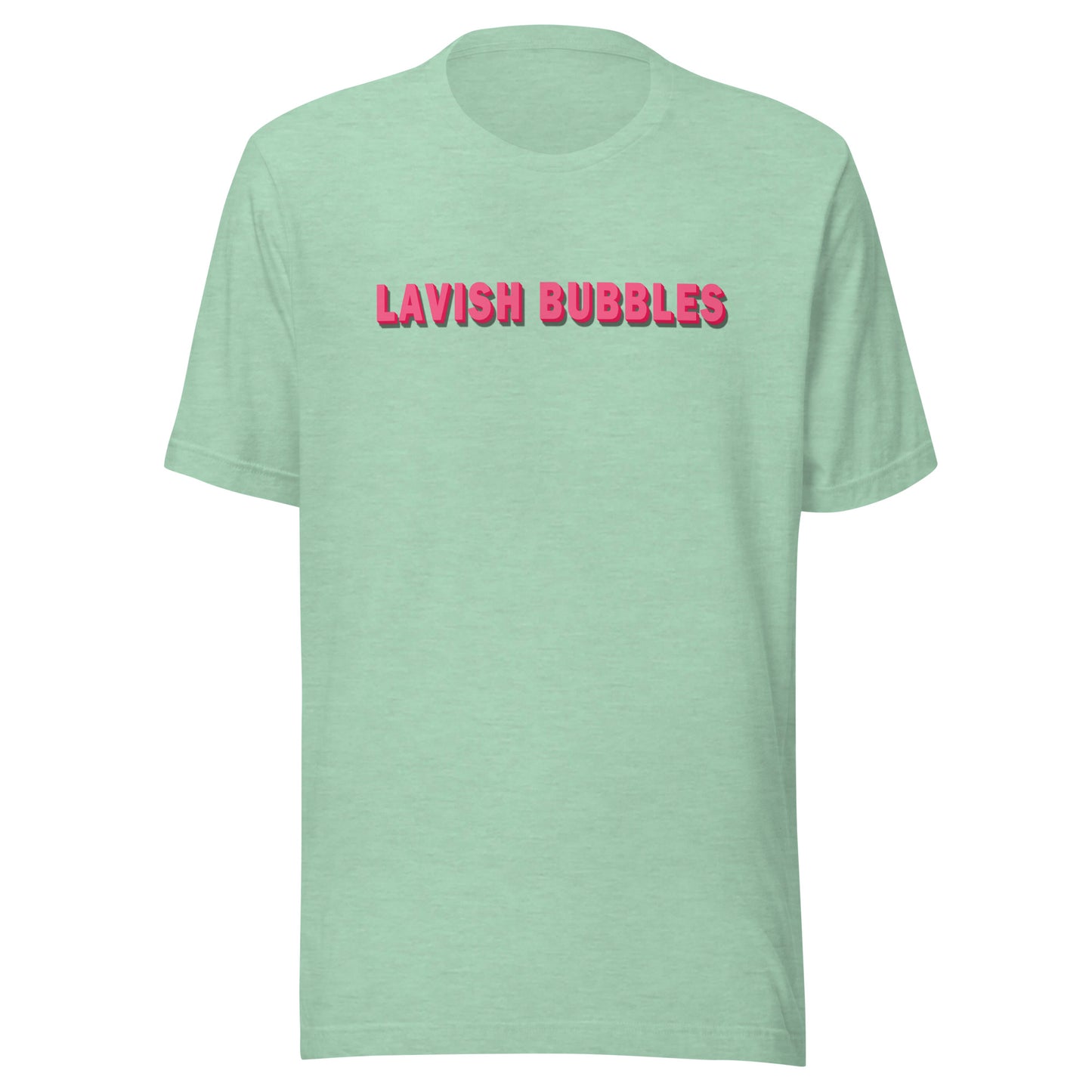 Pink name - Unisex t-shirt - Lavish bubbles - LAVISH BUBBLES