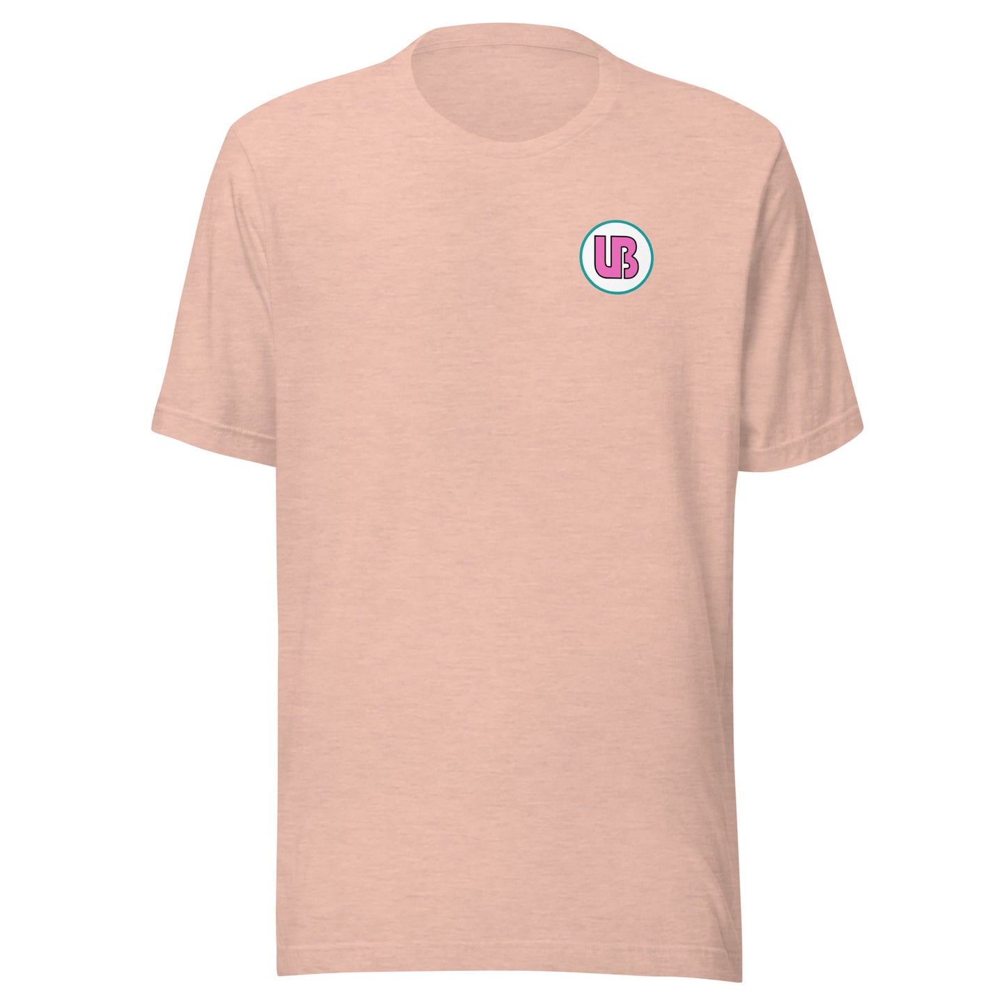 Classic logo aqua/white/pink - Unisex t-shirt - Lavish Bubbles - LAVISH BUBBLES