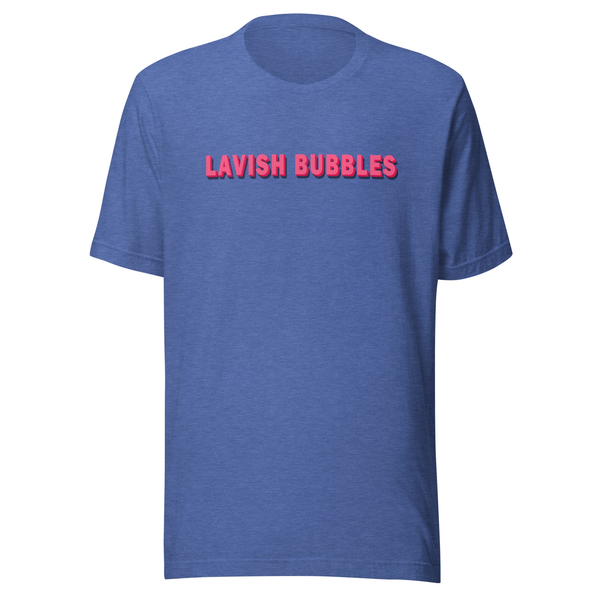 Pink name - Unisex t-shirt - Lavish bubbles - LAVISH BUBBLES