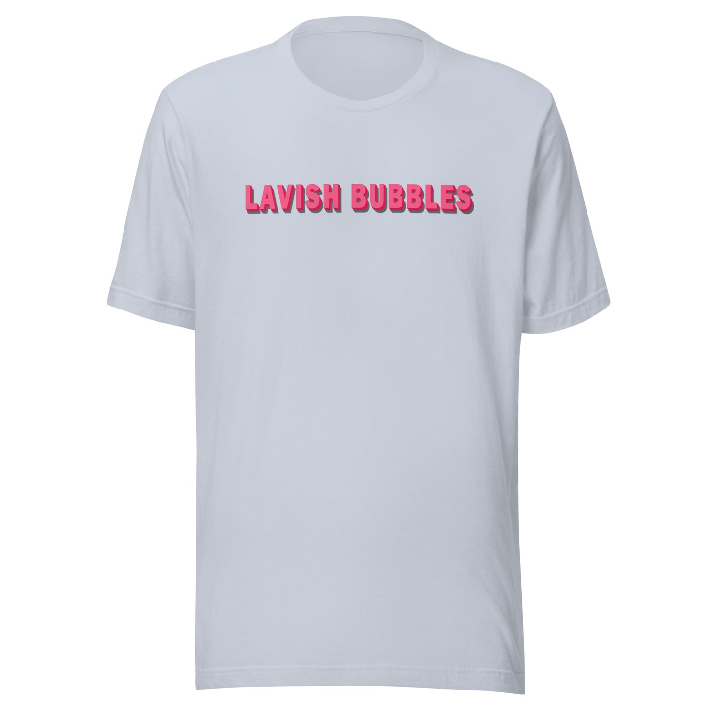 Pink name - Unisex t-shirt - Lavish bubbles - LAVISH BUBBLES