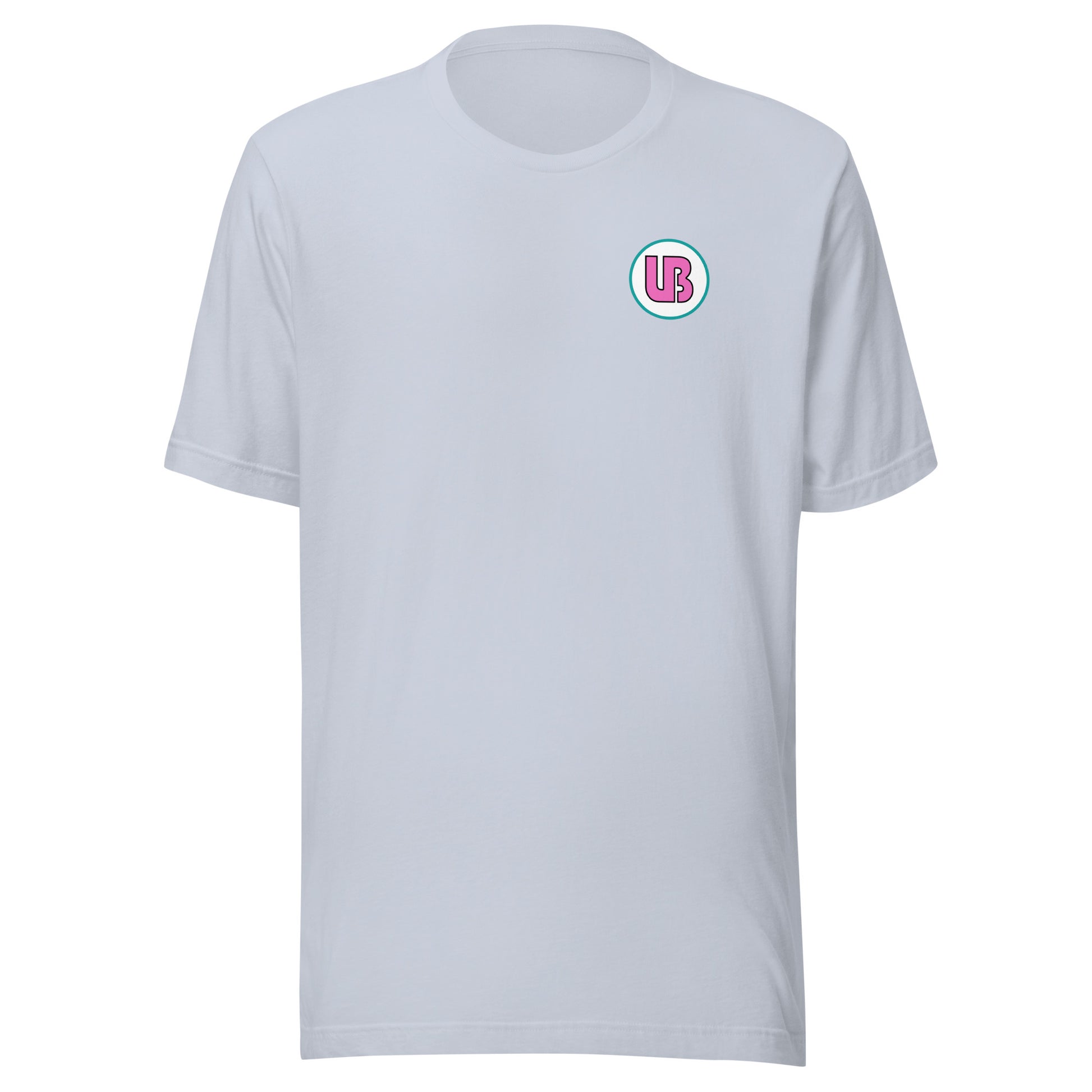 Classic logo aqua/white/pink - Unisex t-shirt - Lavish Bubbles - LAVISH BUBBLES