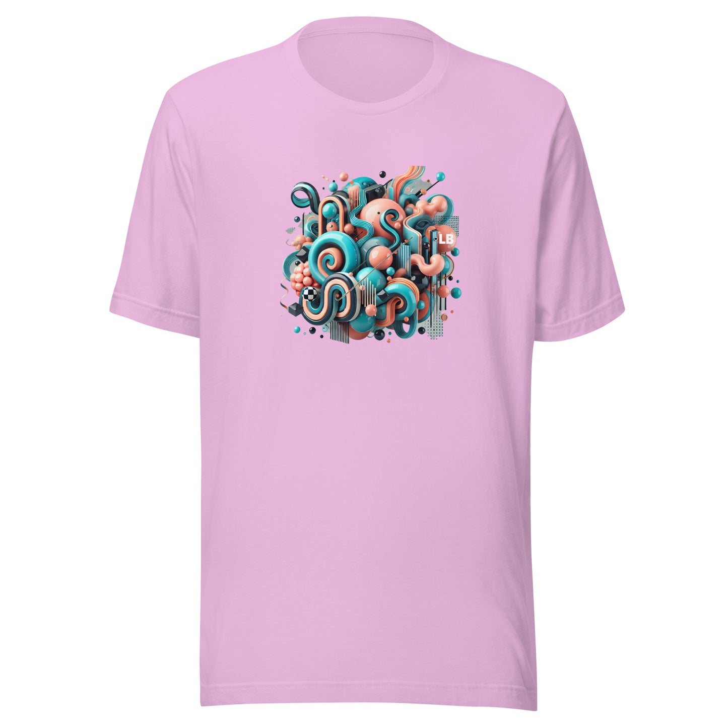 Pink chaos - Unisex t-shirt - Lavish Bubbles - LAVISH BUBBLES