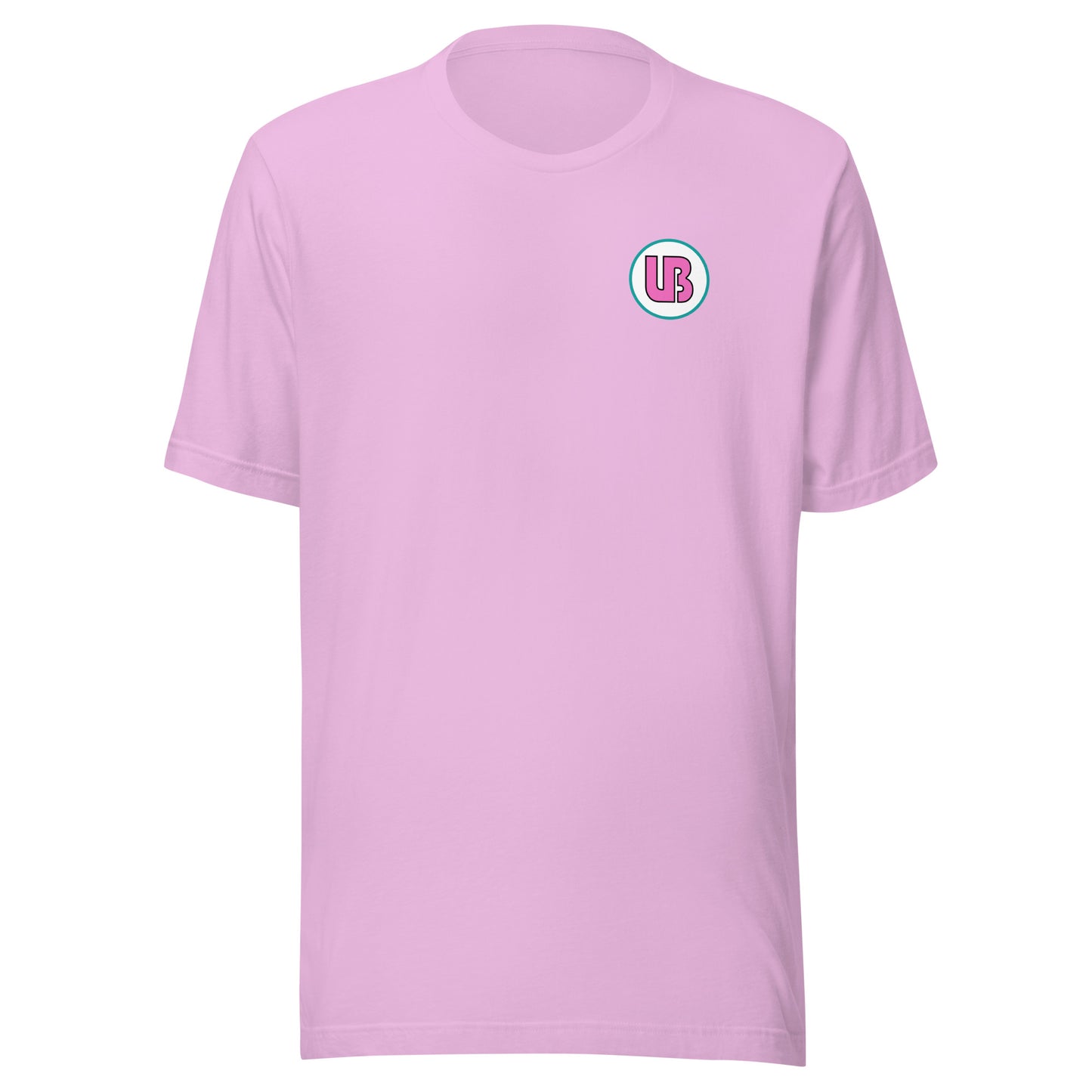 Classic logo aqua/white/pink - Unisex t-shirt - Lavish Bubbles - LAVISH BUBBLES