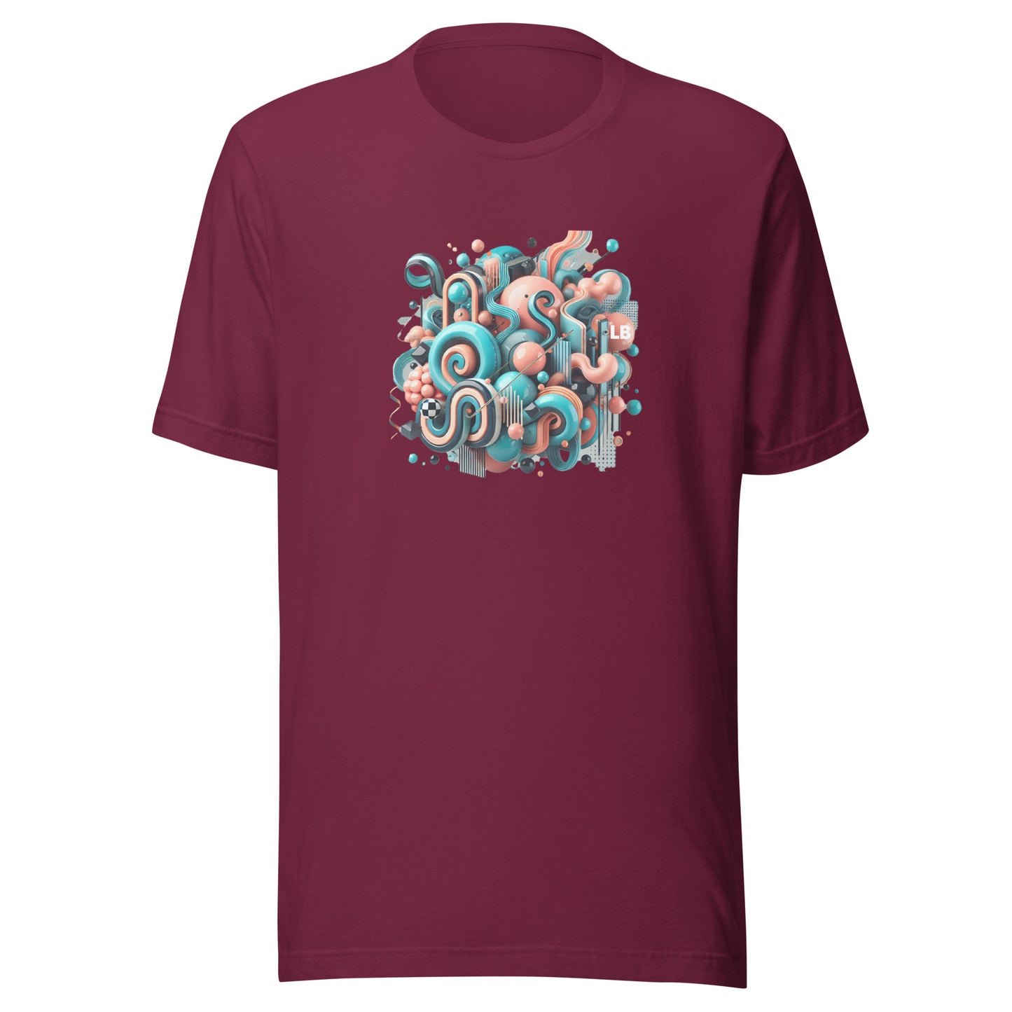 Pink chaos - Unisex t-shirt - Lavish Bubbles - LAVISH BUBBLES