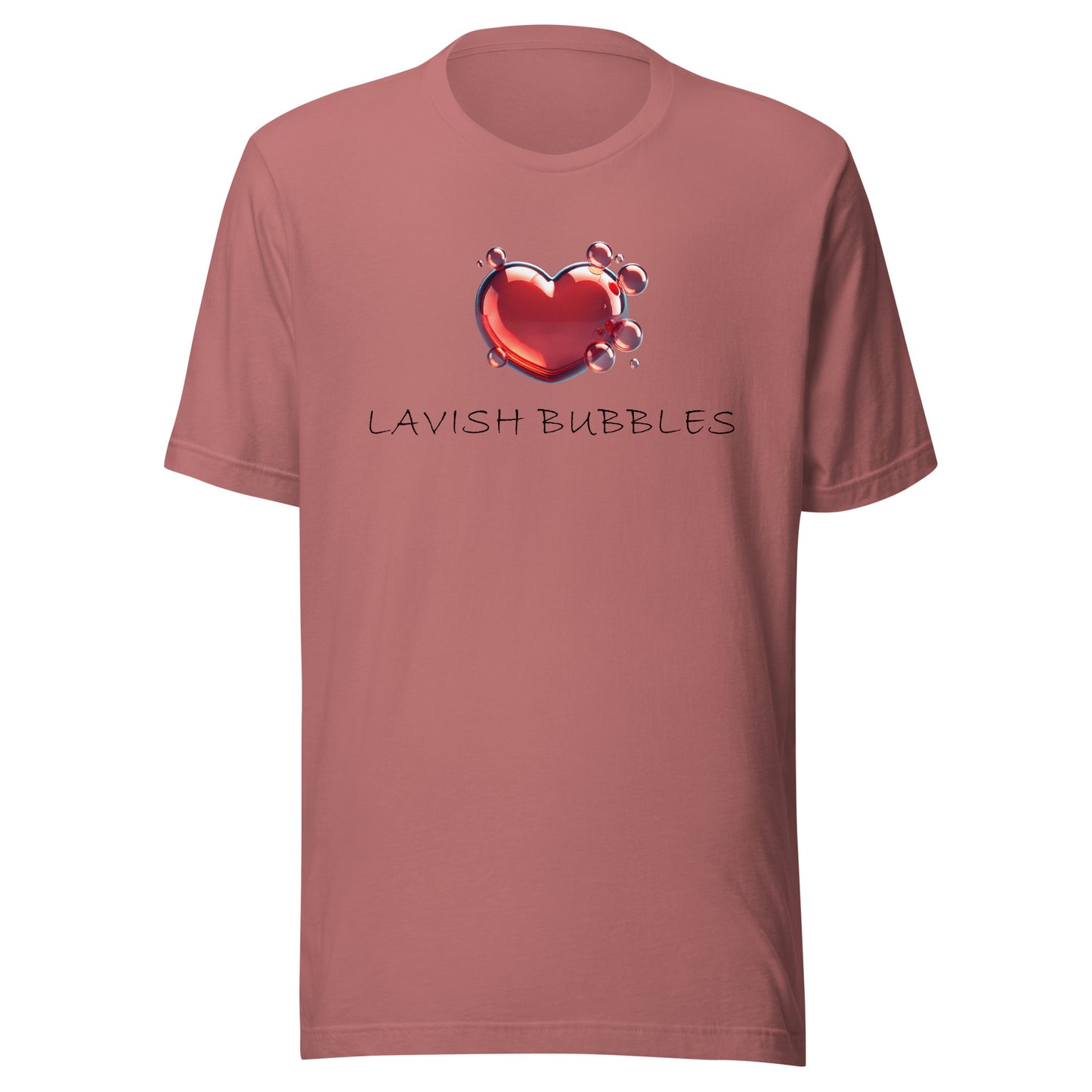 Bubble heart - Unisex t-shirt - Lavish Bubbles - LAVISH BUBBLES