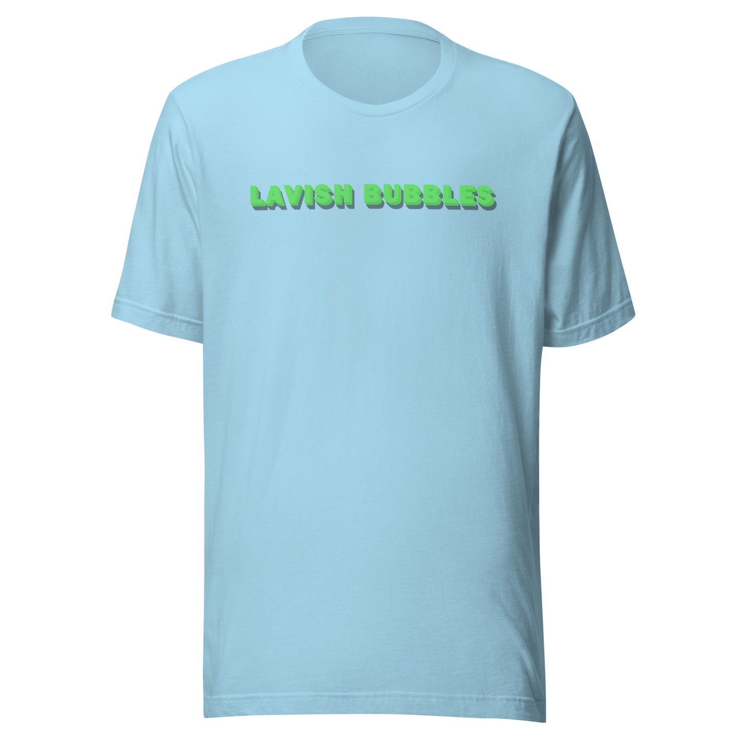 Green name - Unisex t-shirt - Lavish Bubbles - LAVISH BUBBLES