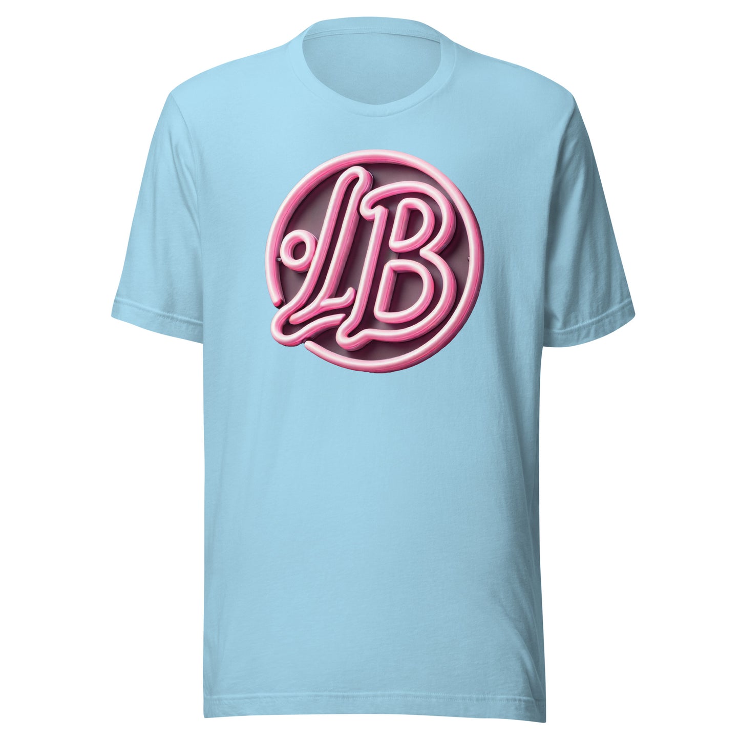 Neon rose - Unisex t-shirt - Lavish Bubbles - LAVISH BUBBLES