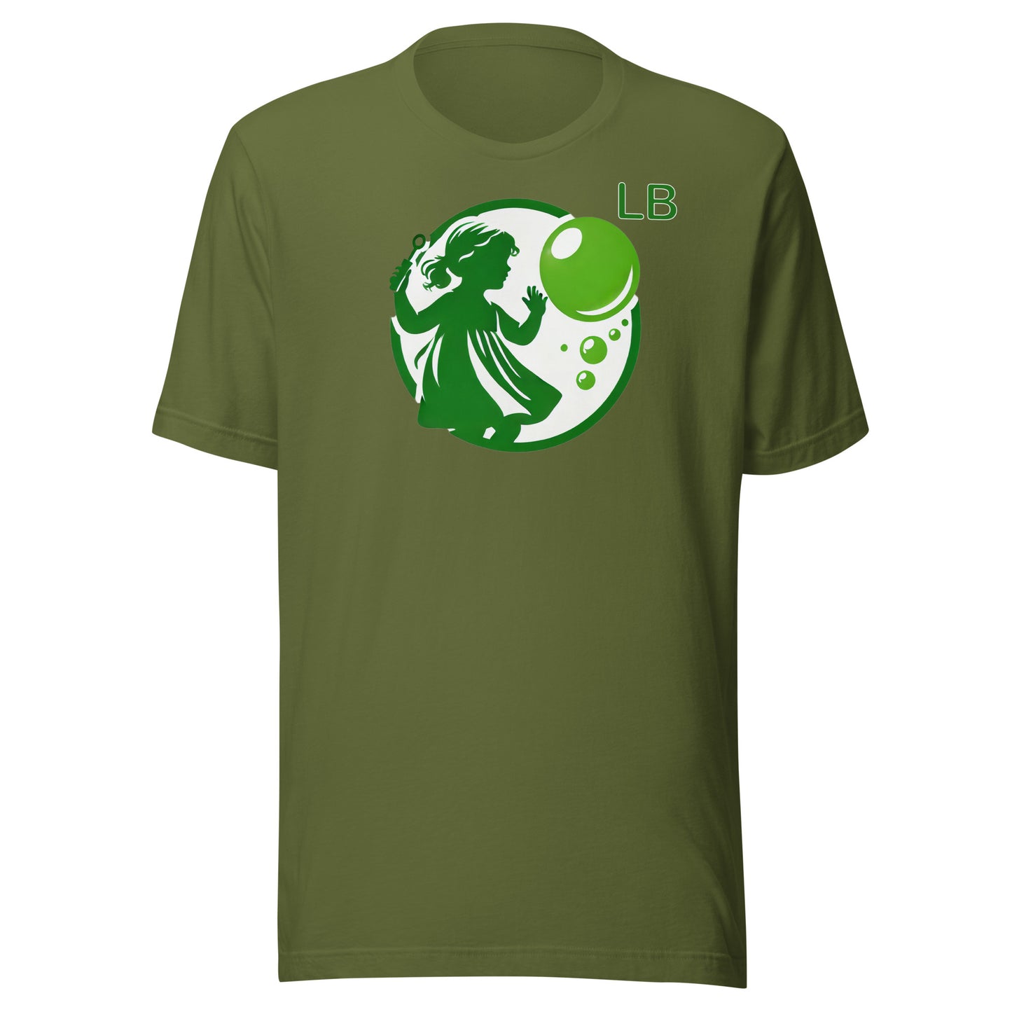 Green Girl - Unisex t-shirt - Lavish Bubbles - LAVISH BUBBLES