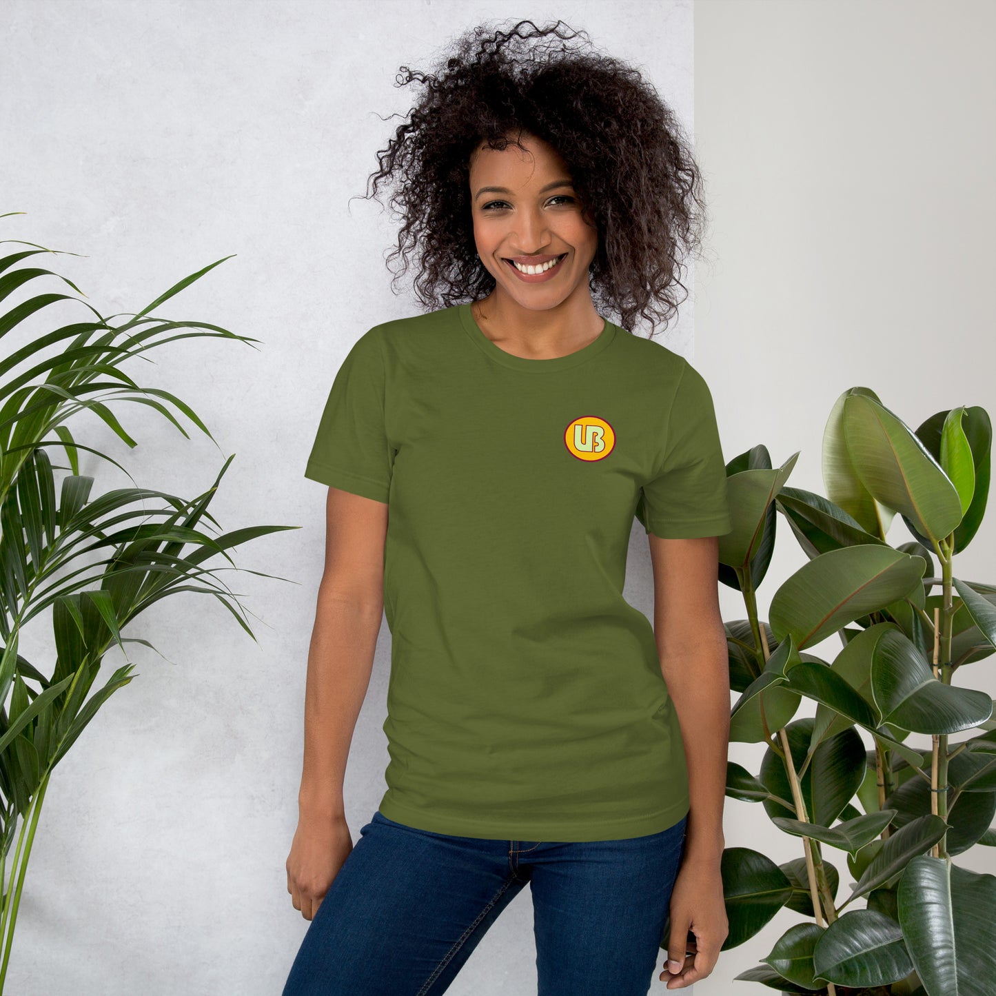 Classic logo brown/yellow/green - Unisex t-shirt - Lavish Bubbles - LAVISH BUBBLES