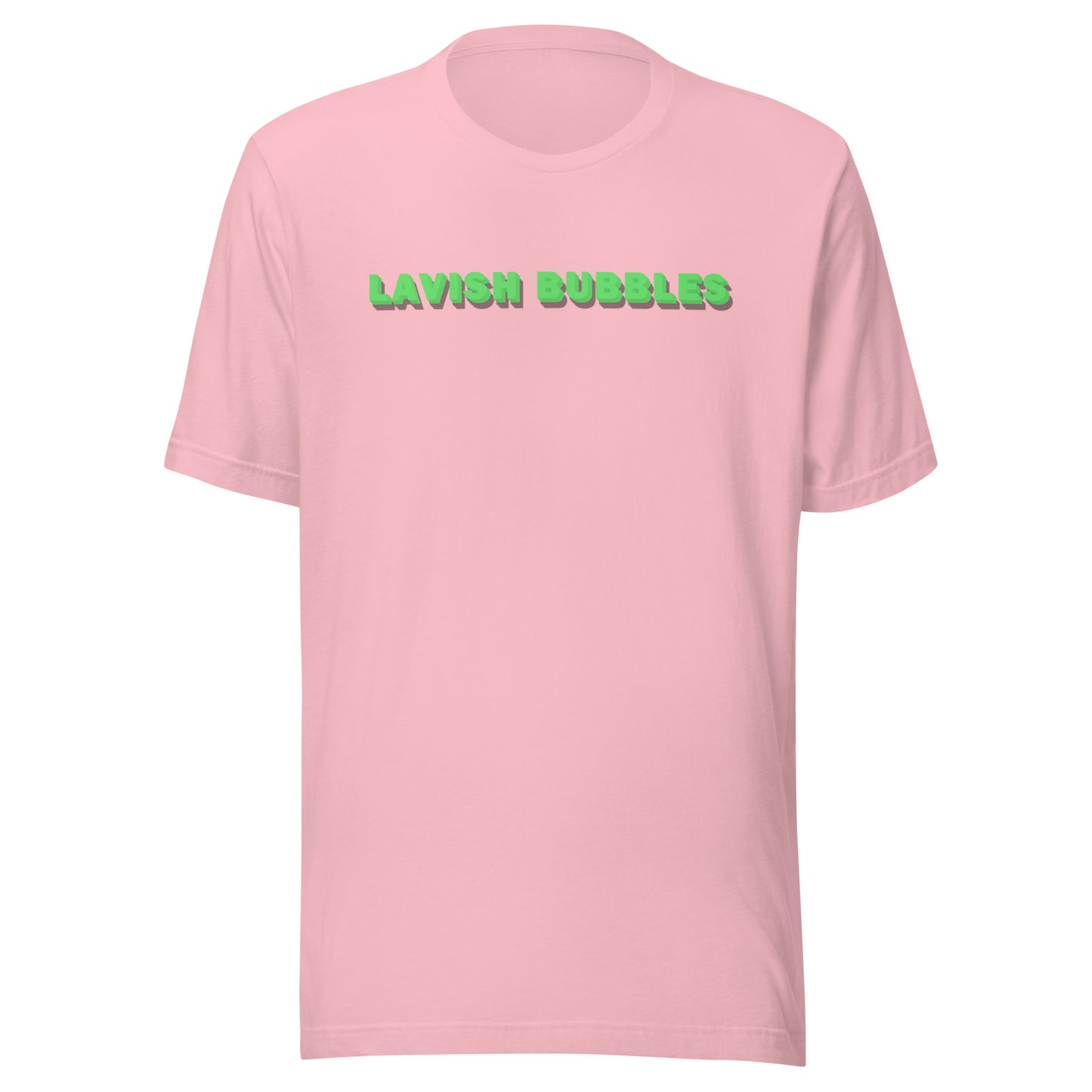 Green name - Unisex t-shirt - Lavish Bubbles - LAVISH BUBBLES