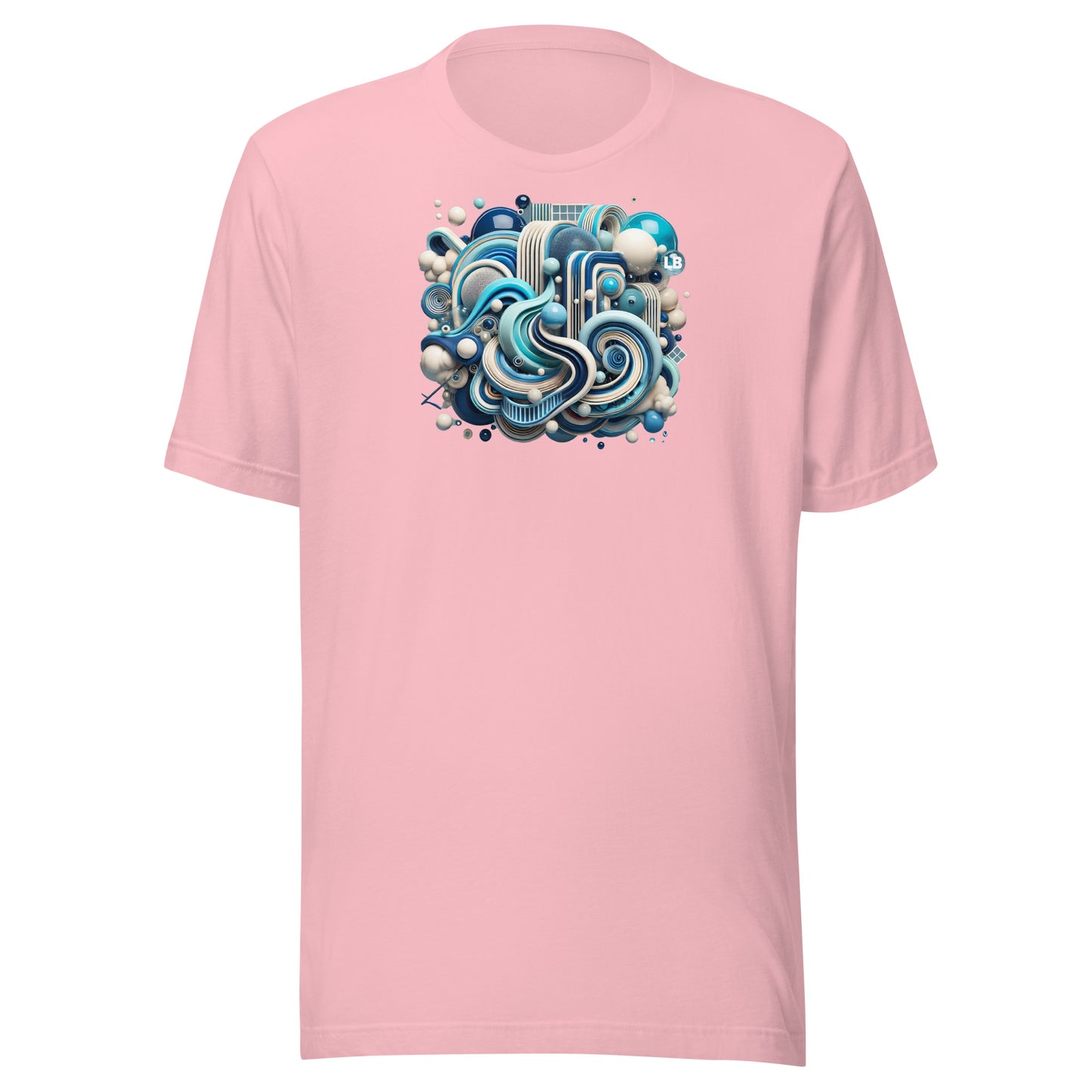 Blue arabesque - Unisex t-shirt - Lavish Bubbles - LAVISH BUBBLES