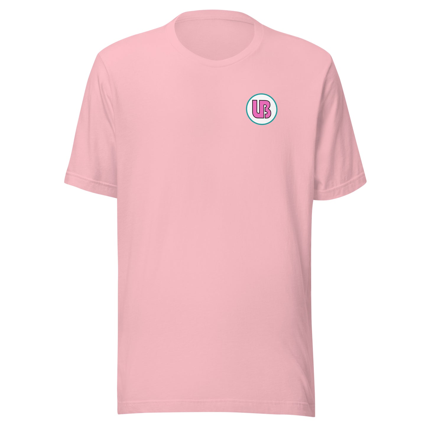 Classic logo aqua/white/pink - Unisex t-shirt - Lavish Bubbles - LAVISH BUBBLES