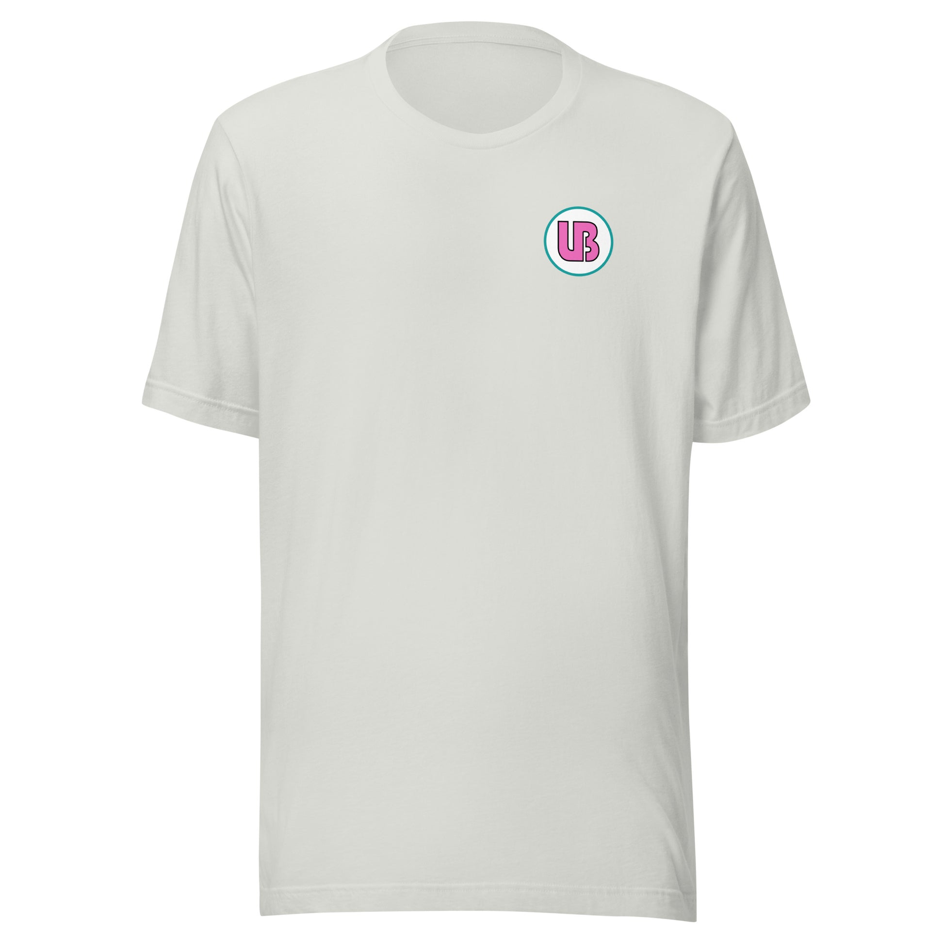 Classic logo aqua/white/pink - Unisex t-shirt - Lavish Bubbles - LAVISH BUBBLES