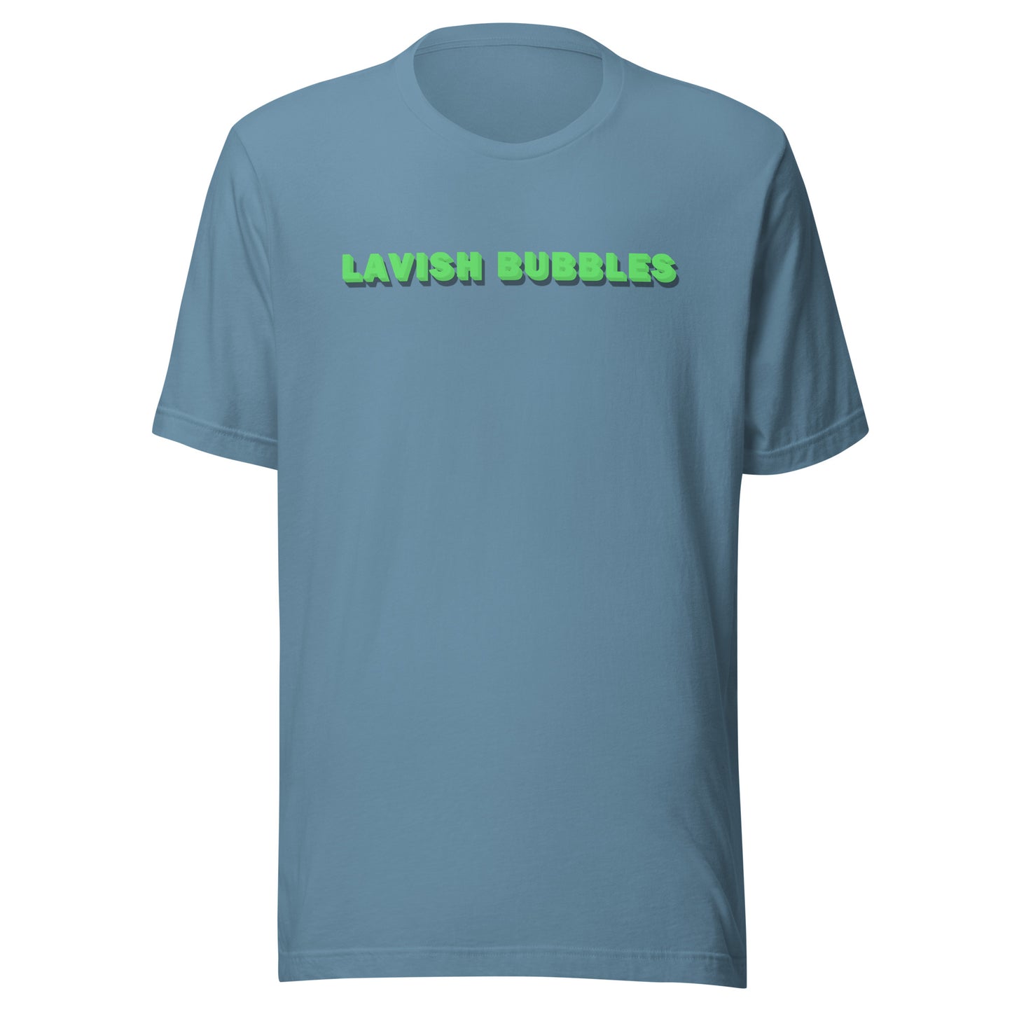 Green name - Unisex t-shirt - Lavish Bubbles - LAVISH BUBBLES