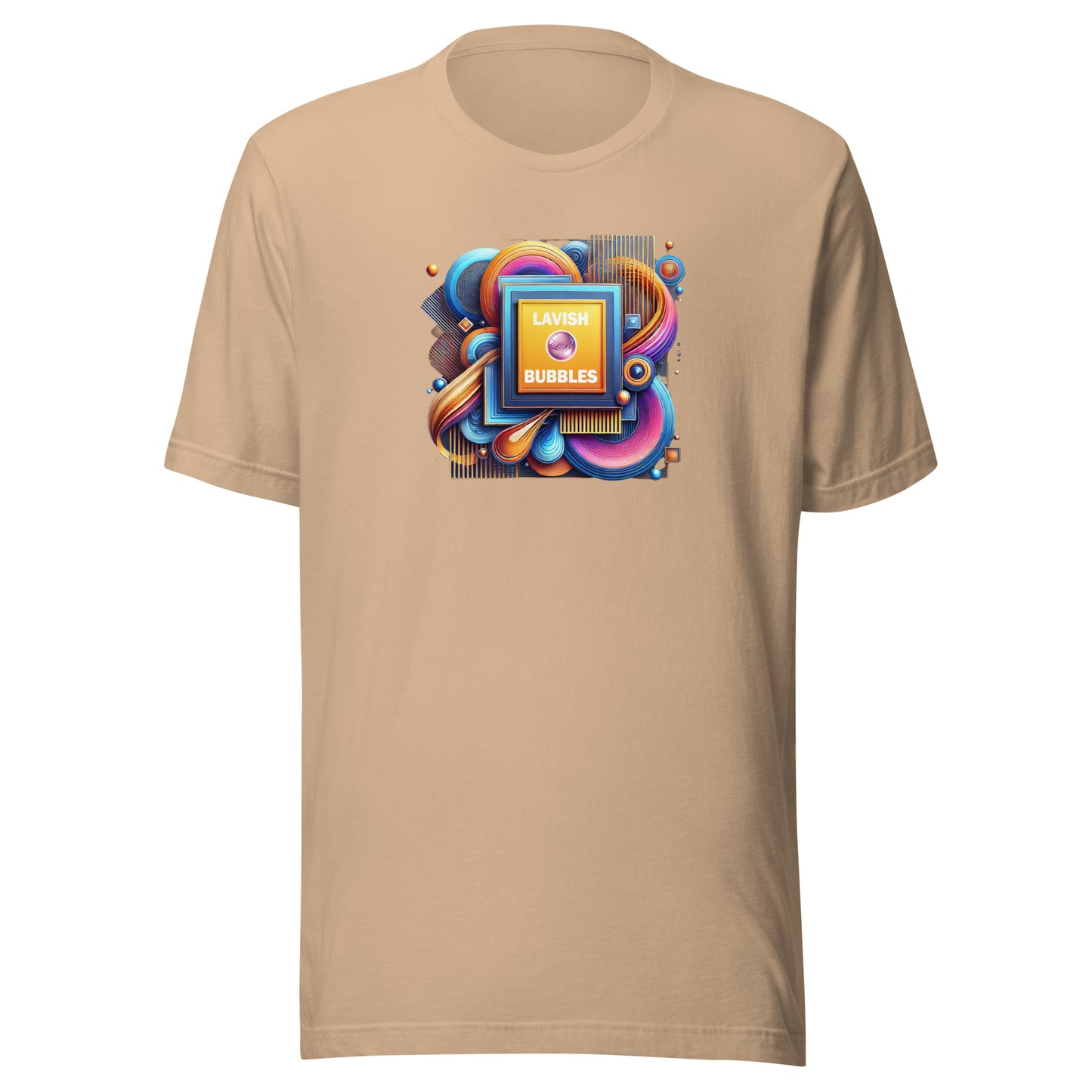 Golden frame - Unisex t-shirt - Lavish Bubbles Success - LAVISH BUBBLES