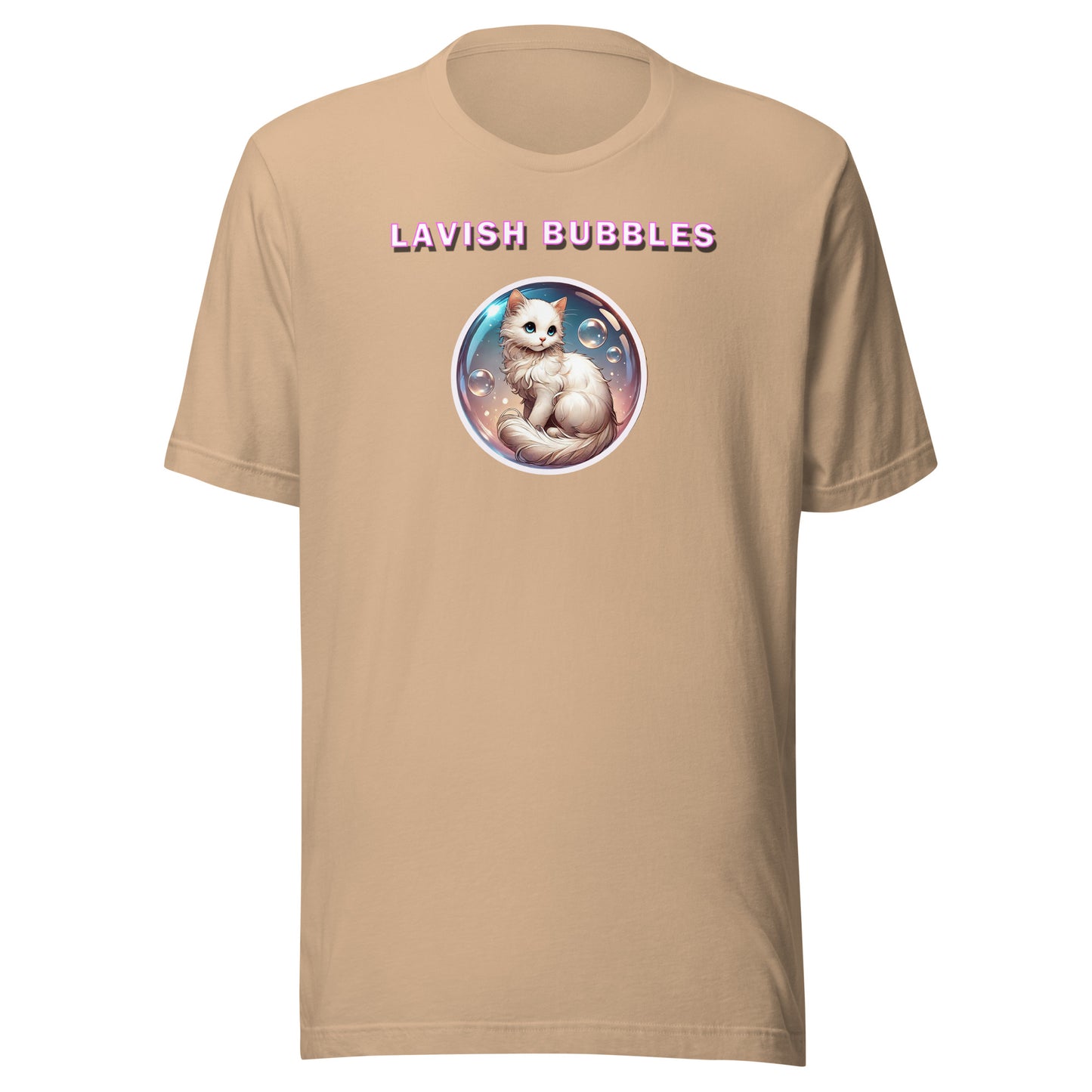 Fancy Kitty - Unisex t-shirt - Lavish Bubbles - LAVISH BUBBLES