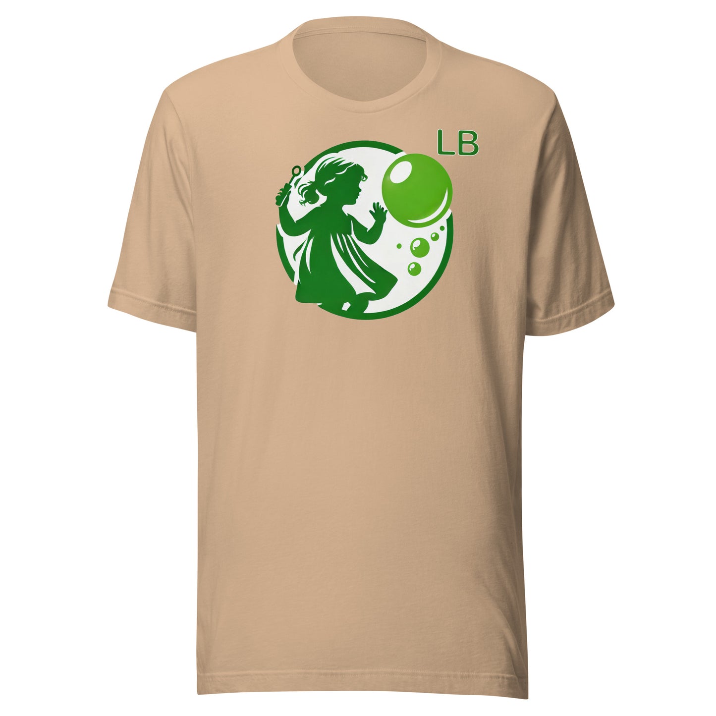 Green Girl - Unisex t-shirt - Lavish Bubbles - LAVISH BUBBLES