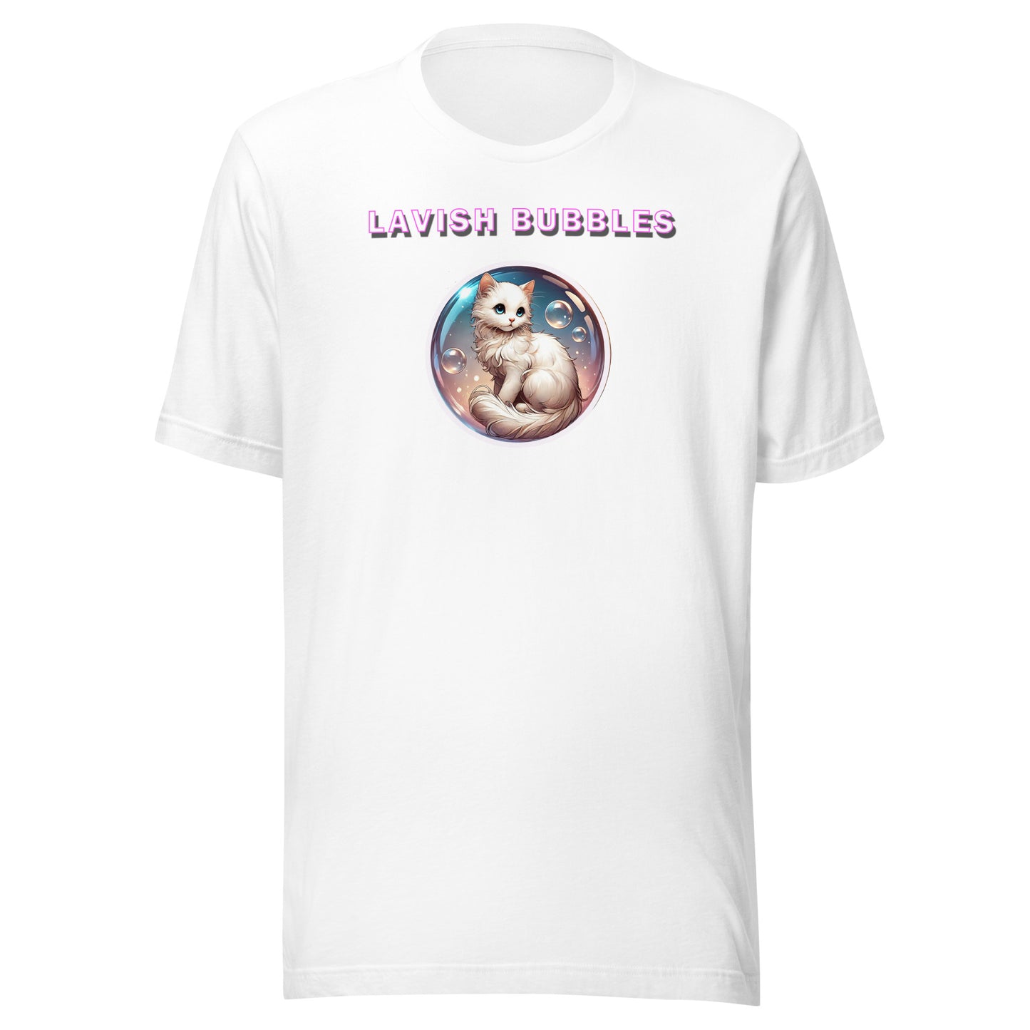 Fancy Kitty - Unisex t-shirt - Lavish Bubbles - LAVISH BUBBLES