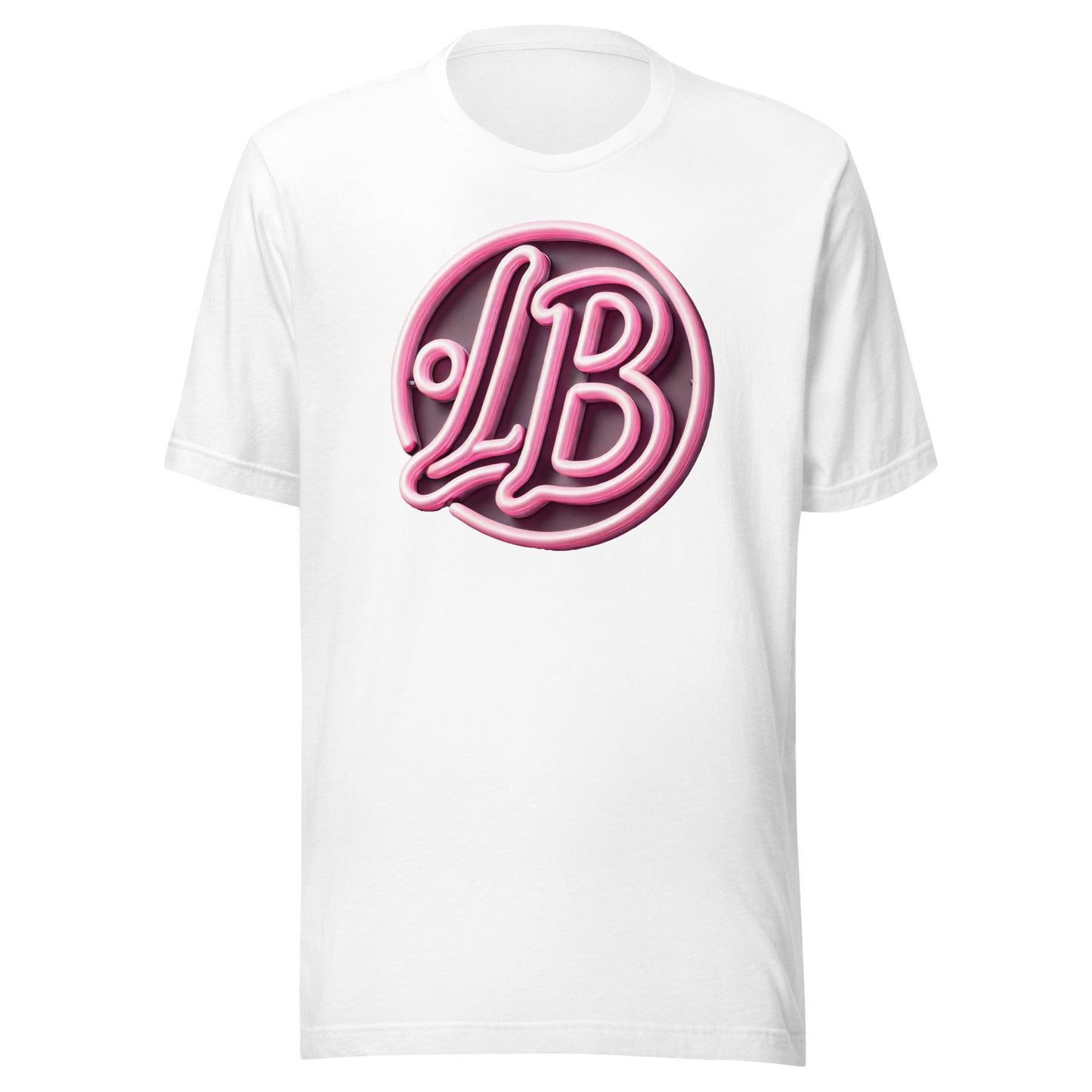 Neon rose - Unisex t-shirt - Lavish Bubbles - LAVISH BUBBLES