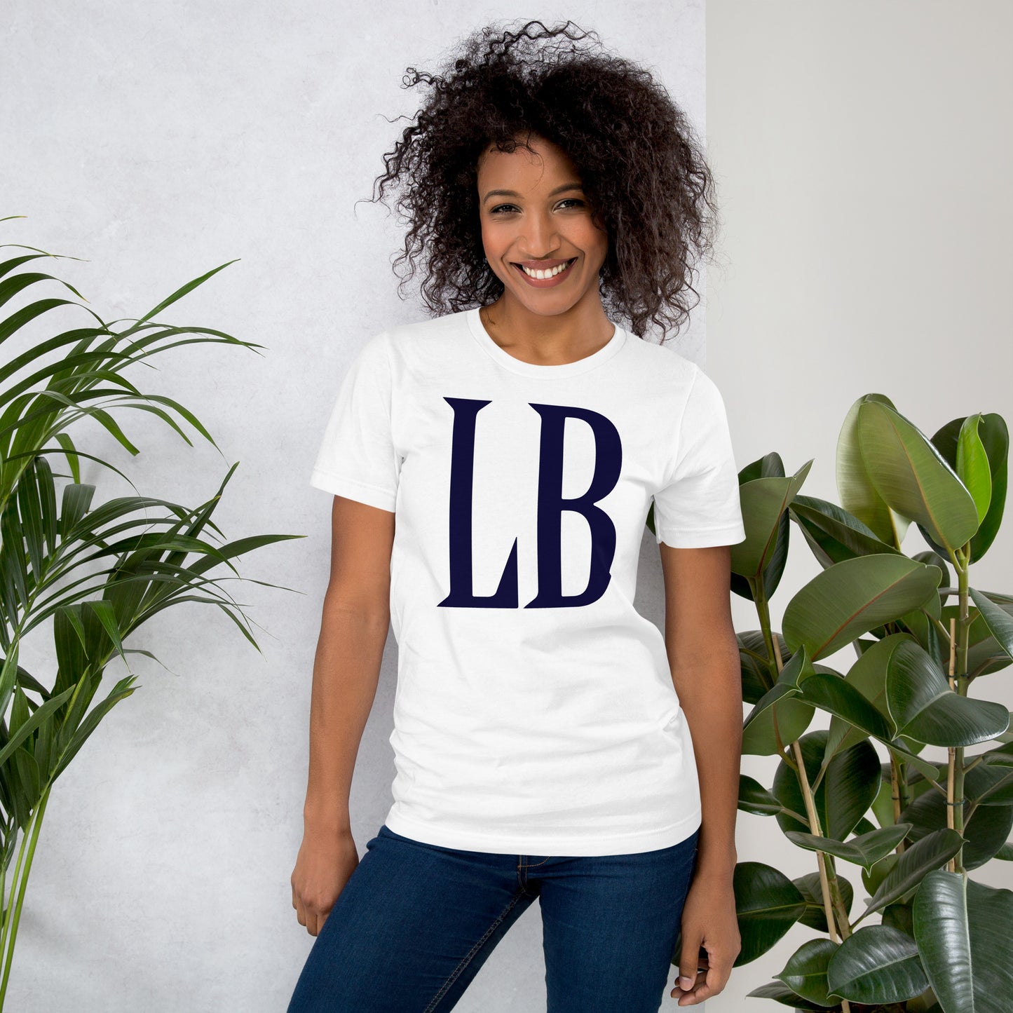 LB blue Sign - Unisex t-shirt - Lavish Bubbles - LAVISH BUBBLES