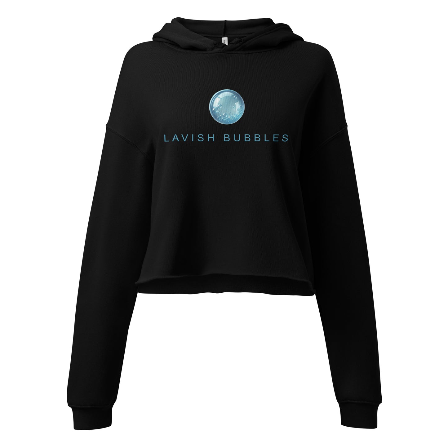 Blue Bubble - Crop Hoodie Lavish Bubbles - LAVISH BUBBLES