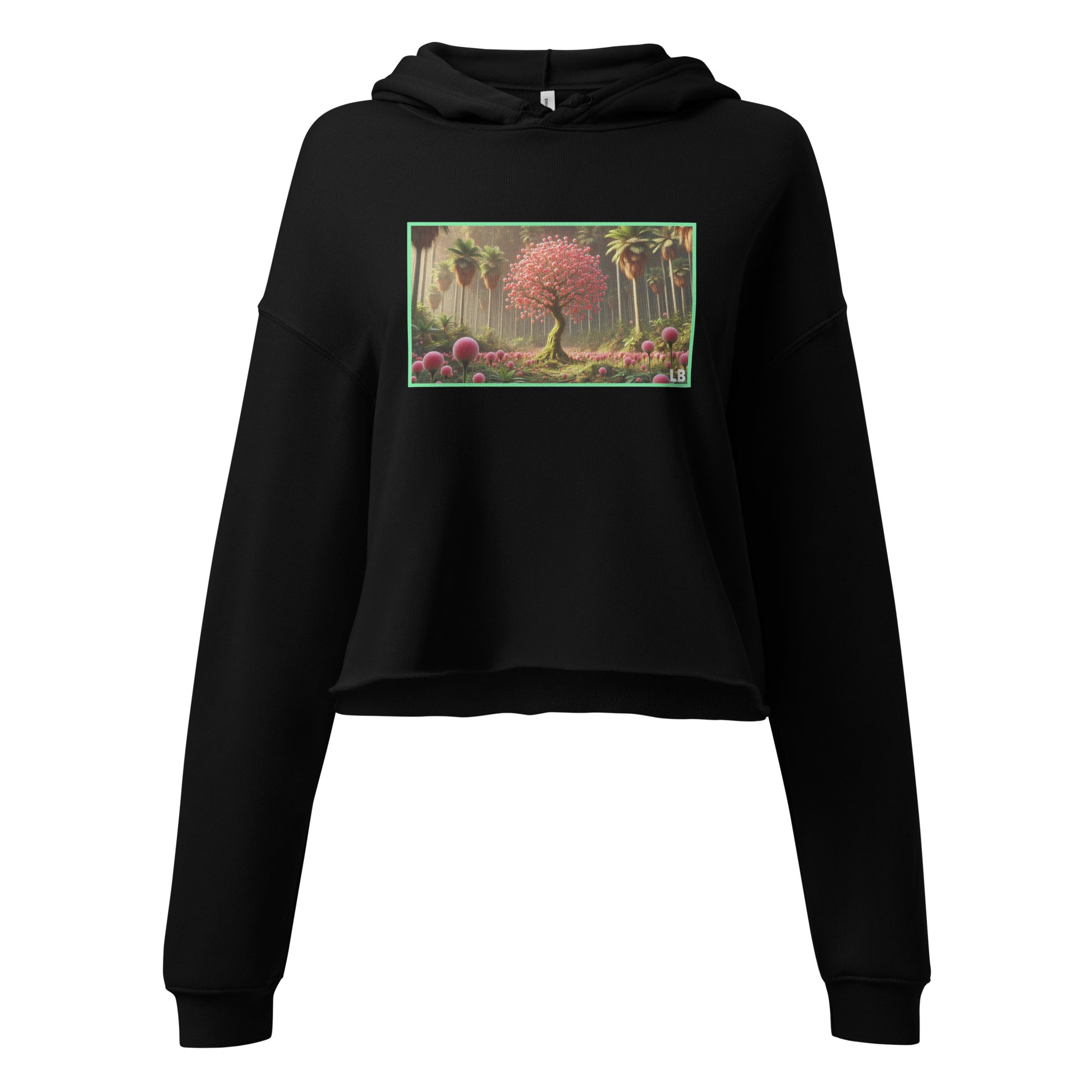 Bubble trees - Crop Hoodie - Lavish Bubbles - LAVISH BUBBLES