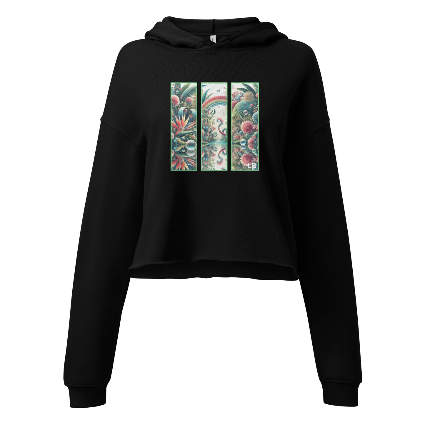 Crop Hoodie - LAVISH BUBBLES