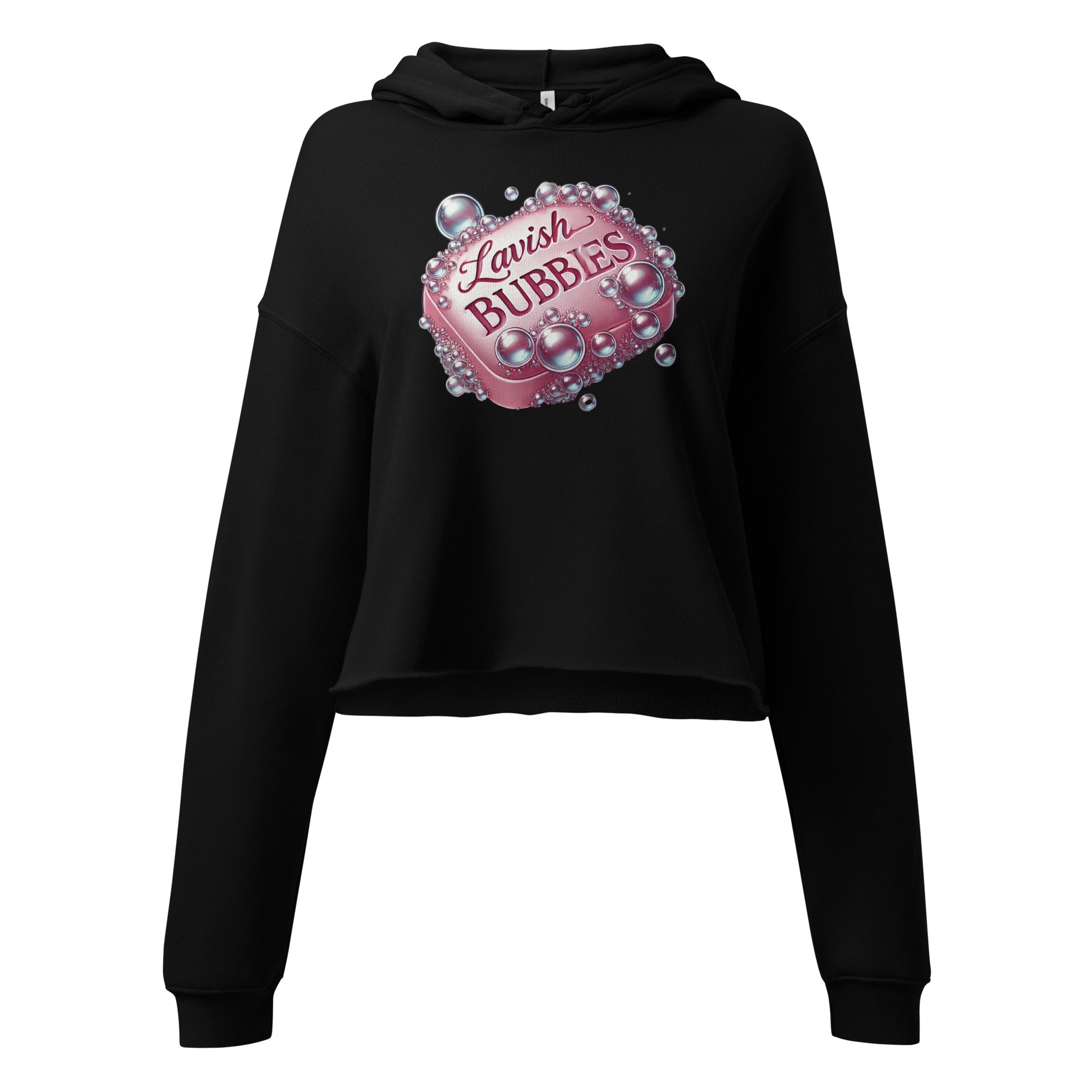 Soapy bubbles - Crop Hoodie - Lavish Bubbles - LAVISH BUBBLES