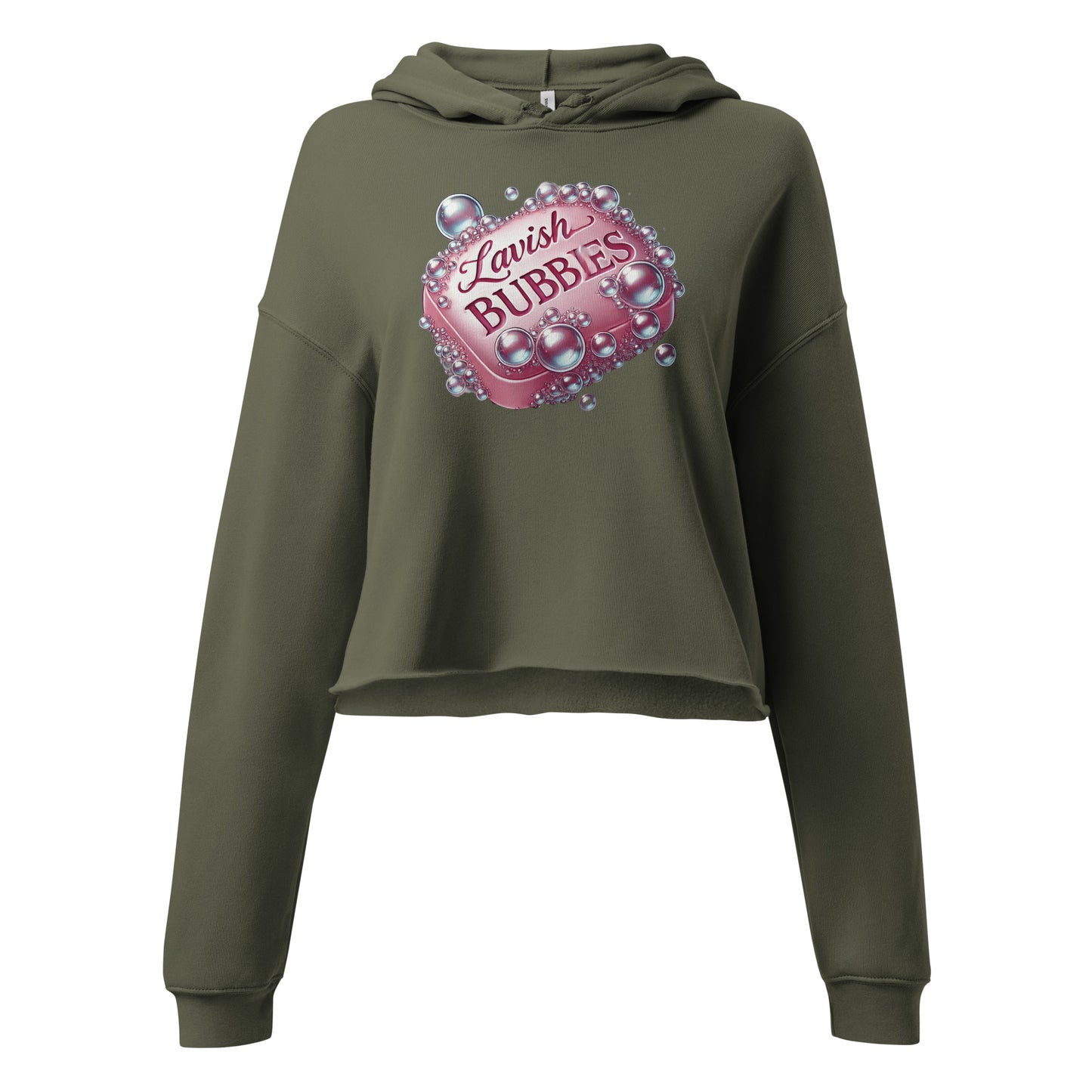 Soapy bubbles - Crop Hoodie - Lavish Bubbles - LAVISH BUBBLES